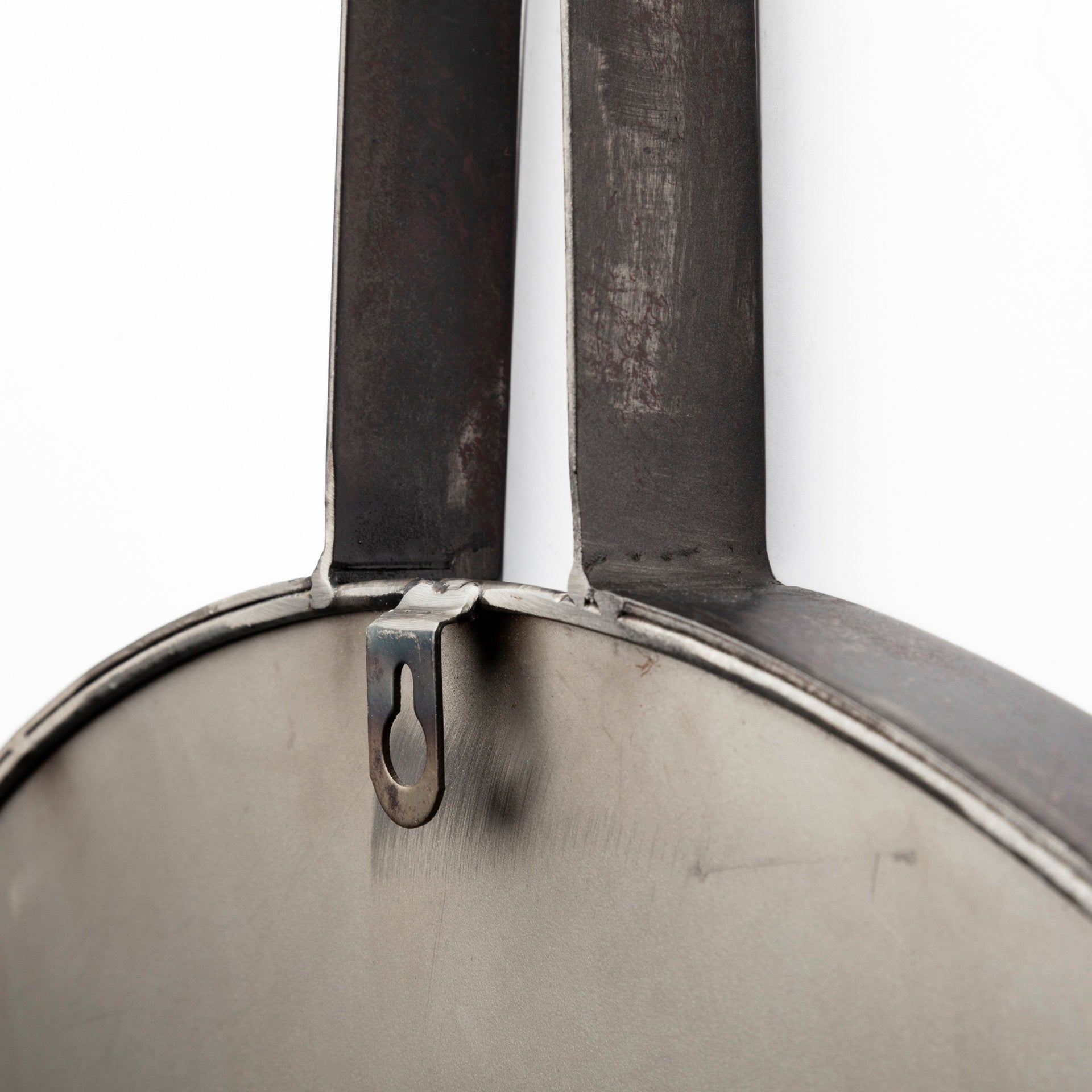 Collie 20x26 Round Black Metal Frame Mirror