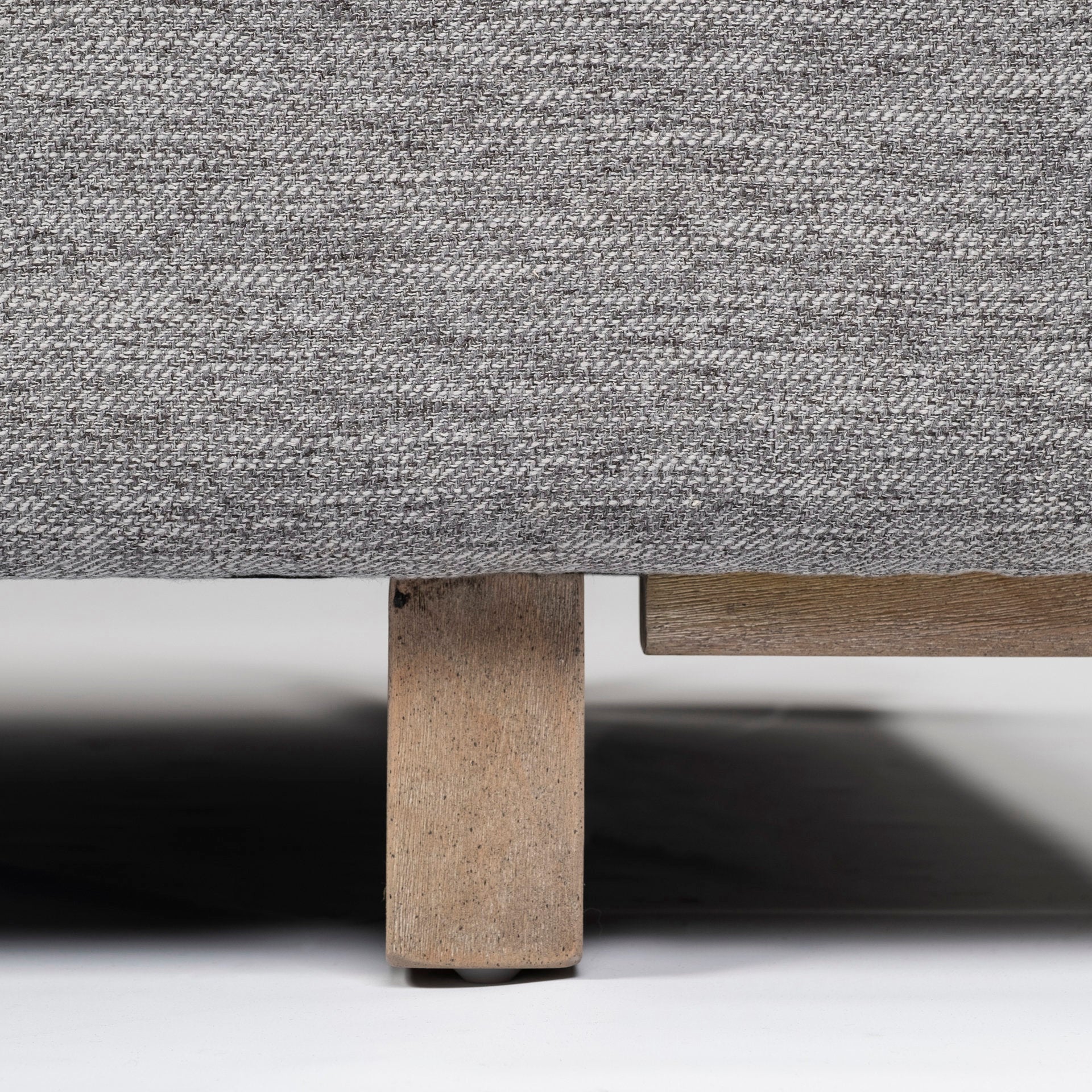 Roy I 84" Castlerock Gray Upholstered Three Seater Sofa