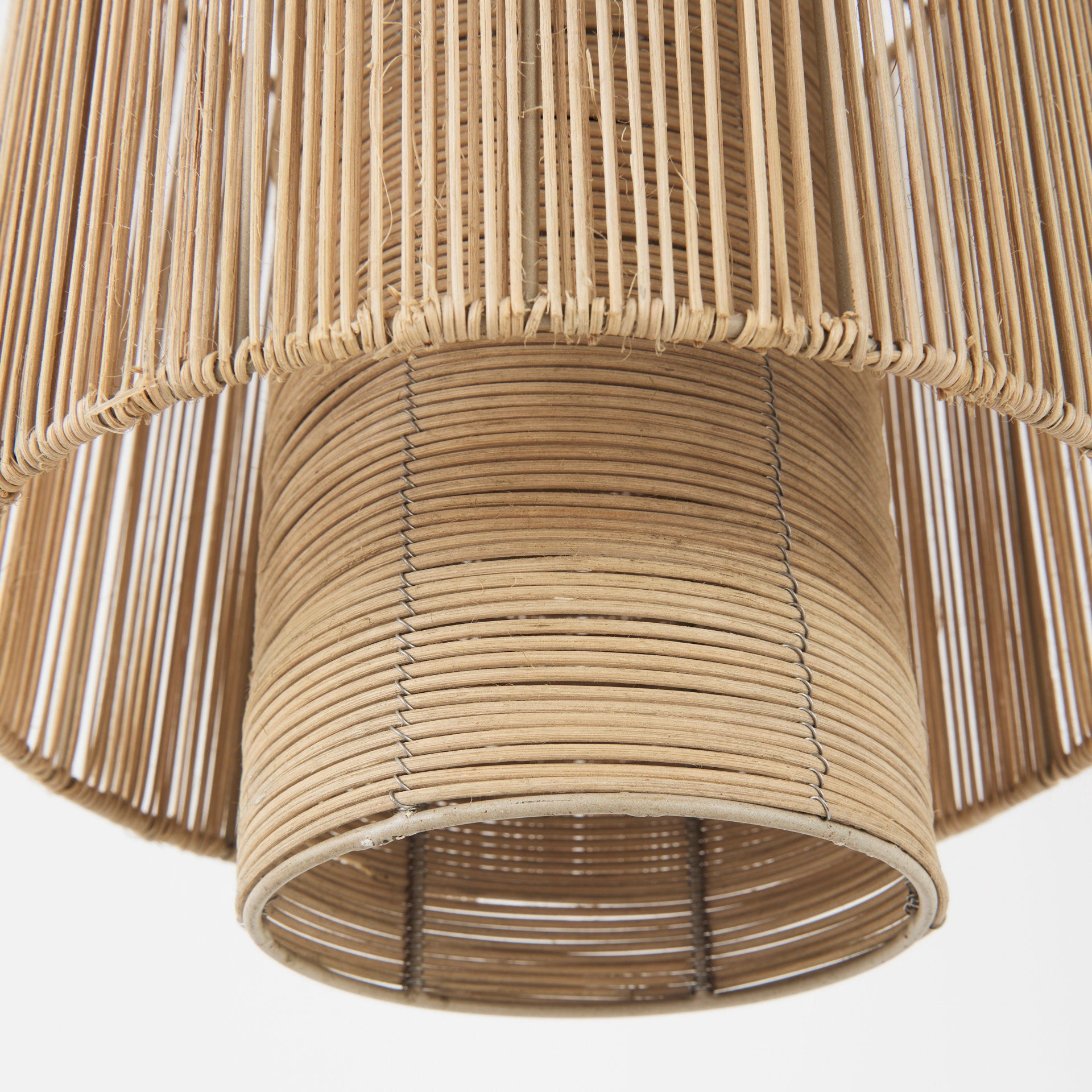 Aviario 14.2 L x 14.2 W x 14.2 H Natural Cane Cylindrical Pendant Light