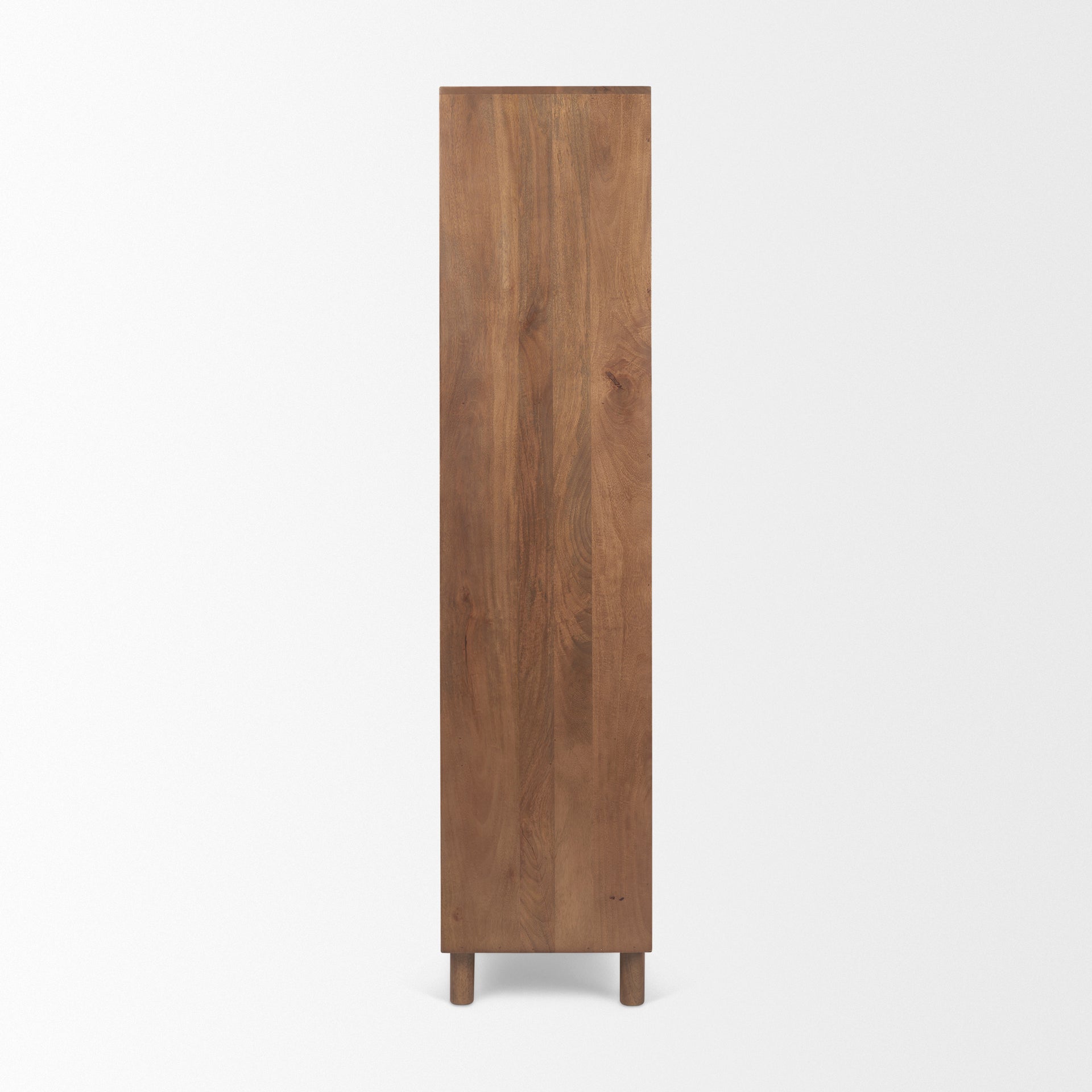 Astrid 36.0L x 17.0W x 70.0H Medium Brown Solid Wood Armoire