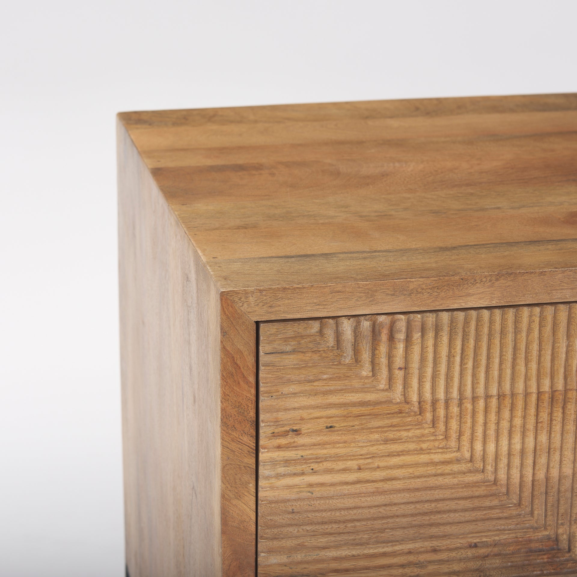 Cairo 22.0L x 22.0W x 26.0H Wood 2 Drawer Accent table