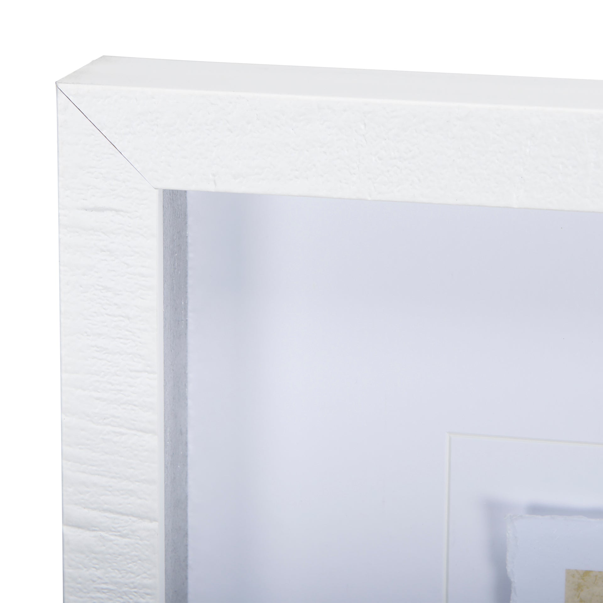 Thread Yellow III by Mercana Studio a Hand Embellished Textured Framed Art Print Matted under Glass