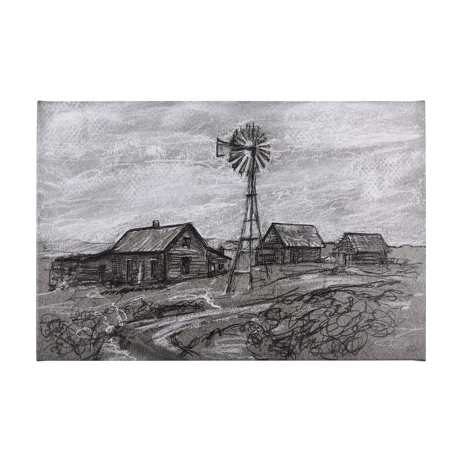 Farm view sketch I