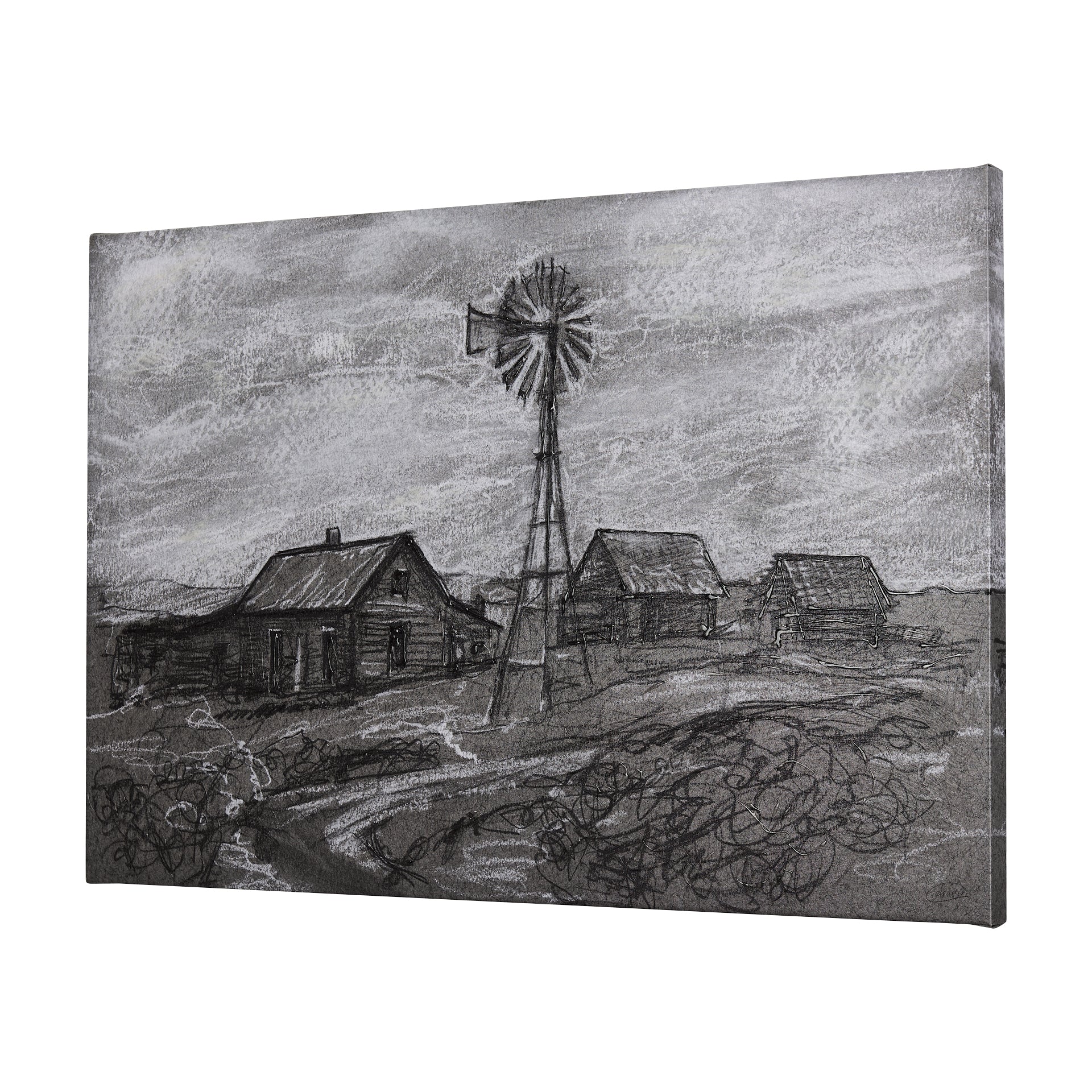 Farm view sketch I