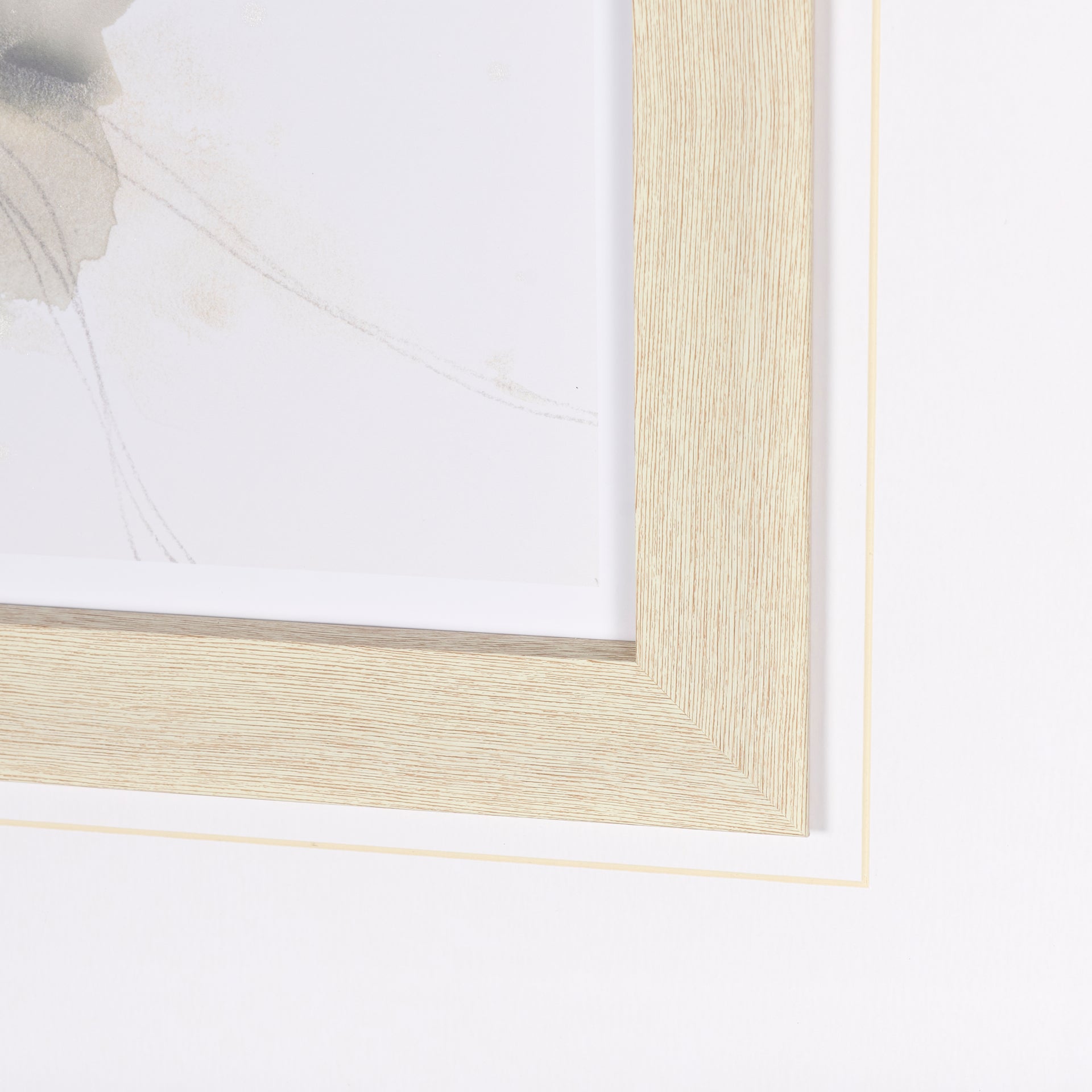 Vapor IV by June Vess a Hand Embellished Textured Framed Art Print Matted under Glass