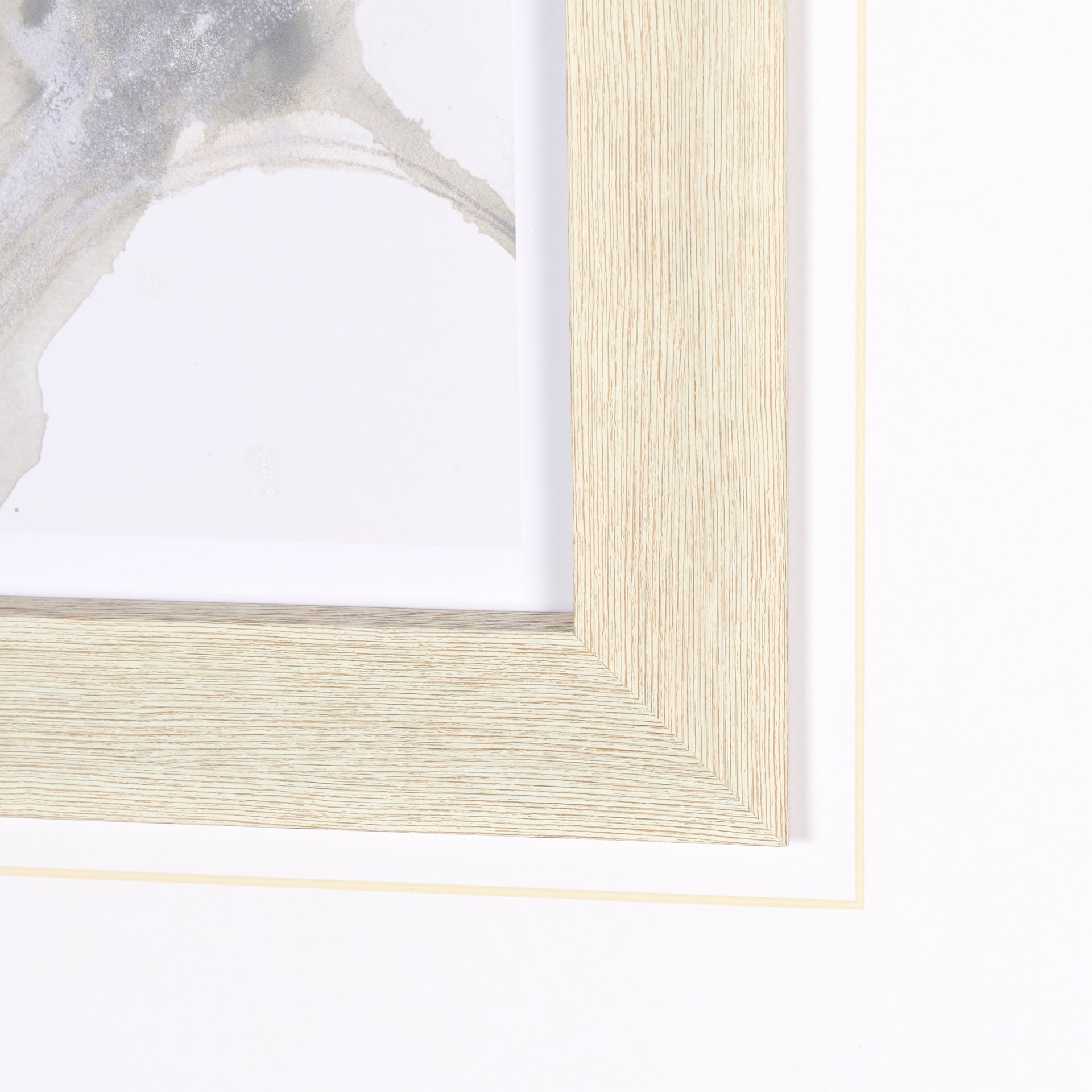 Vapor VI by June Vess a Hand Embellished Textured Framed Art Print Matted under Glass