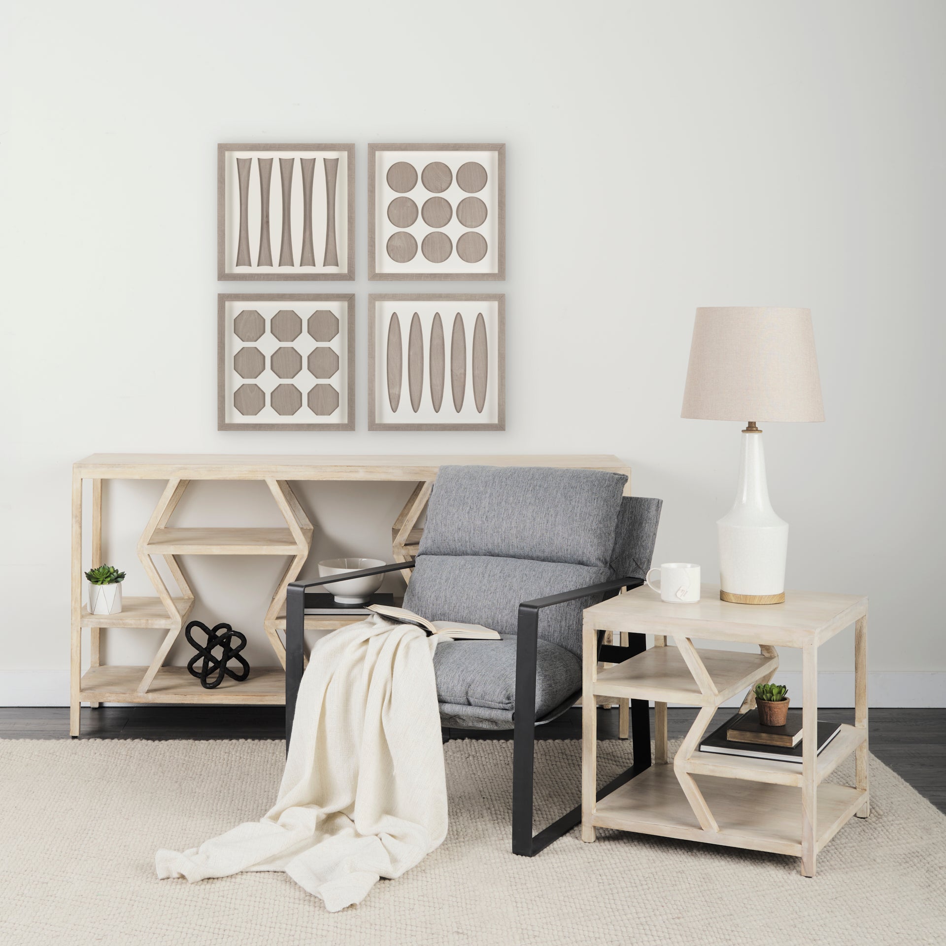 Wood Grain Silhouette I by Studio M