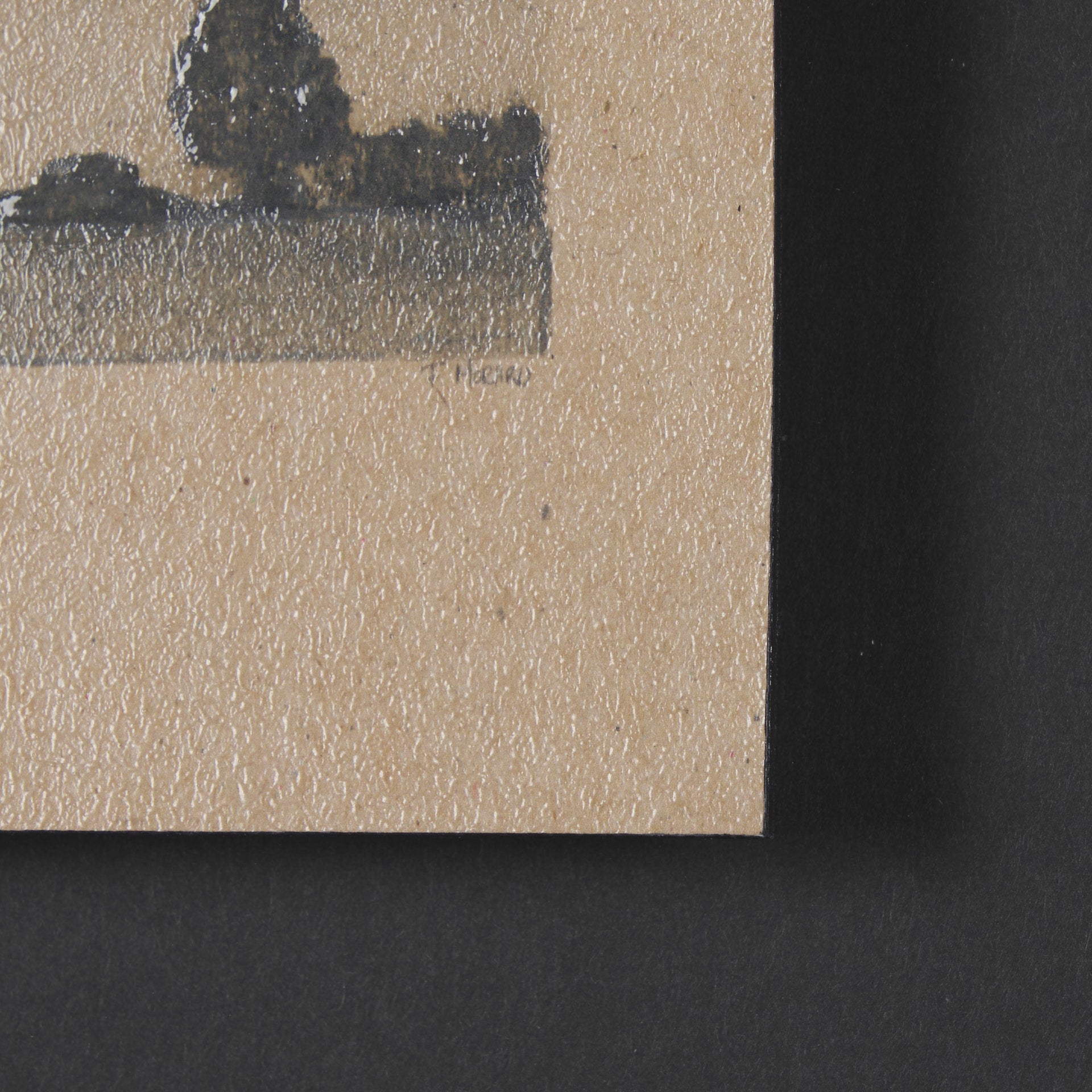 Shadows at Dusk IV by Mercana Studio a Hand Embellished Framed Art Print Matted under Glass