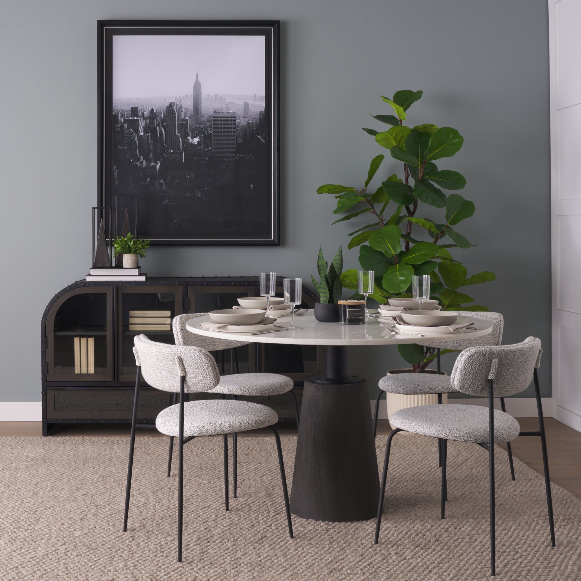 Casey Matte Dining Chair, S/2