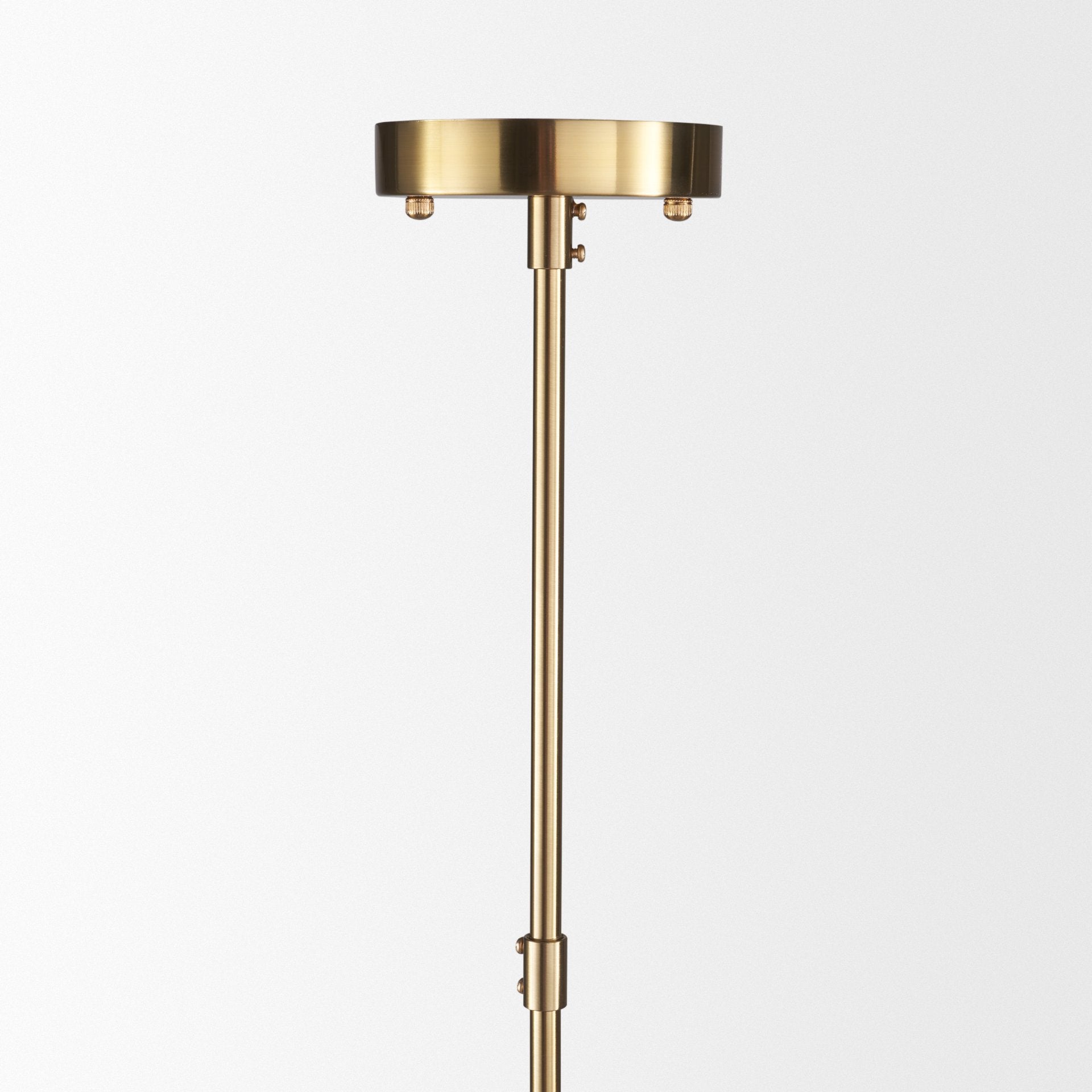 Elsa (26"x14") Clear Glass and Gold Metal Frame Six Bulb Chandelier