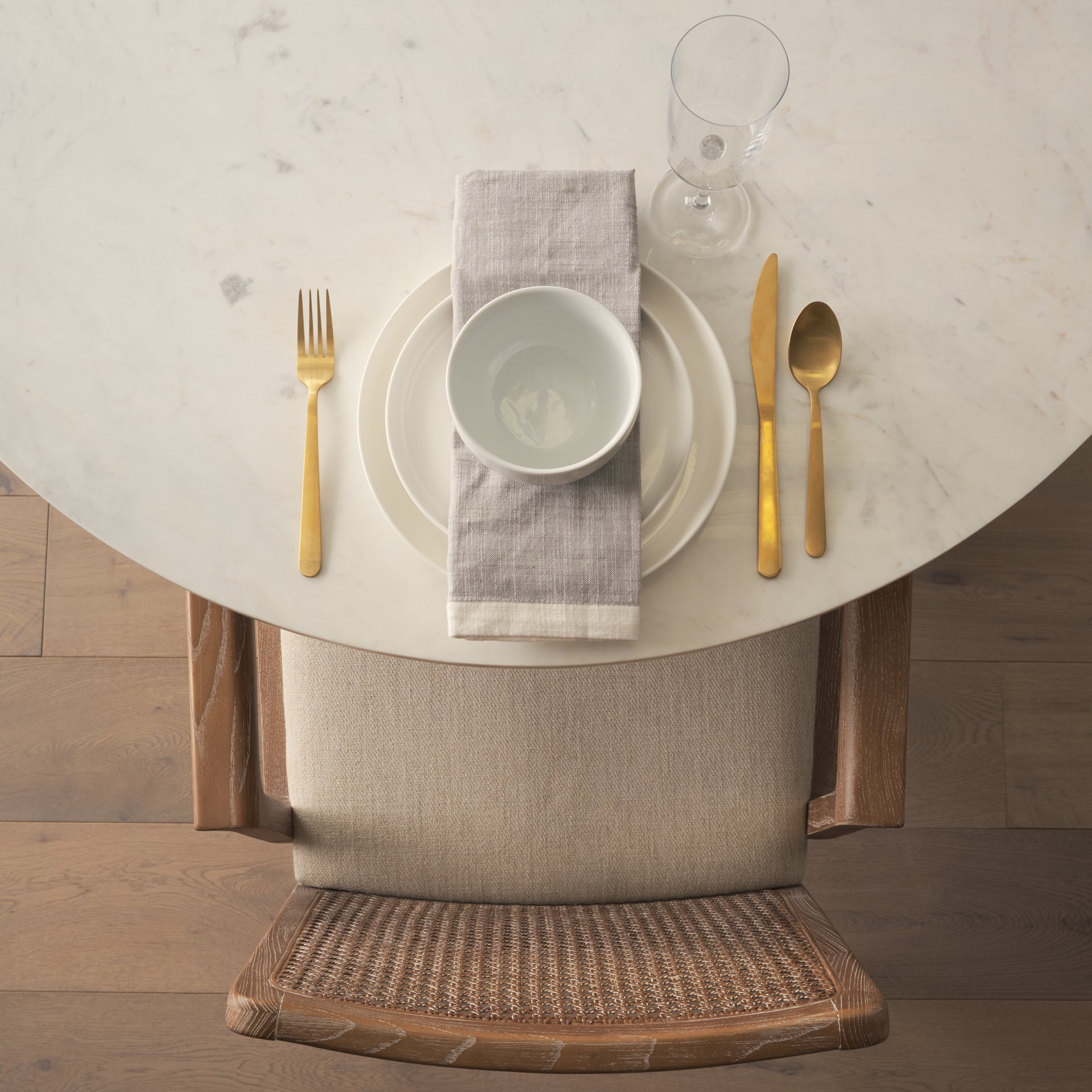 Clara Cane Back Dining Chair, S/2