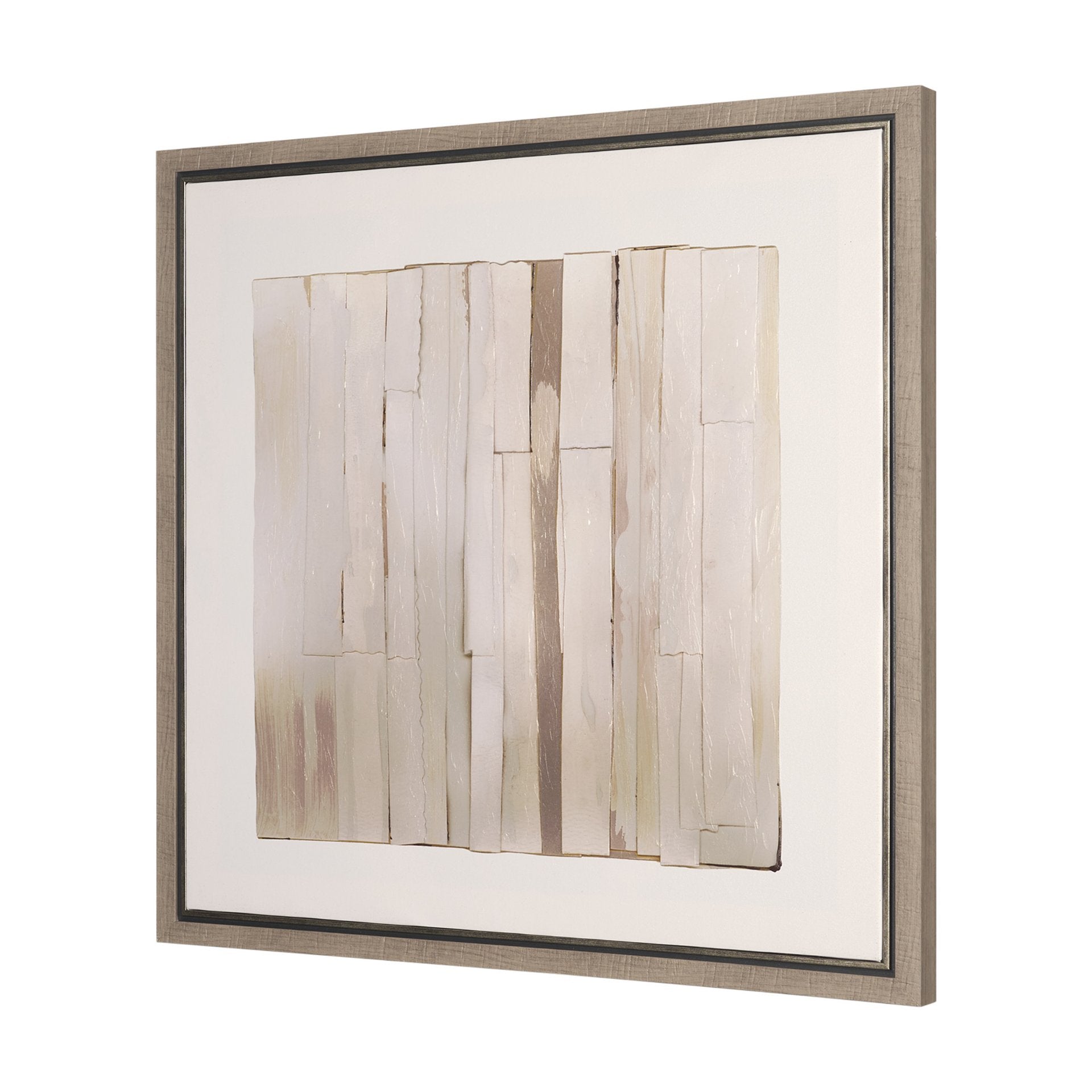 Glazed Echoes White I by Cartissi