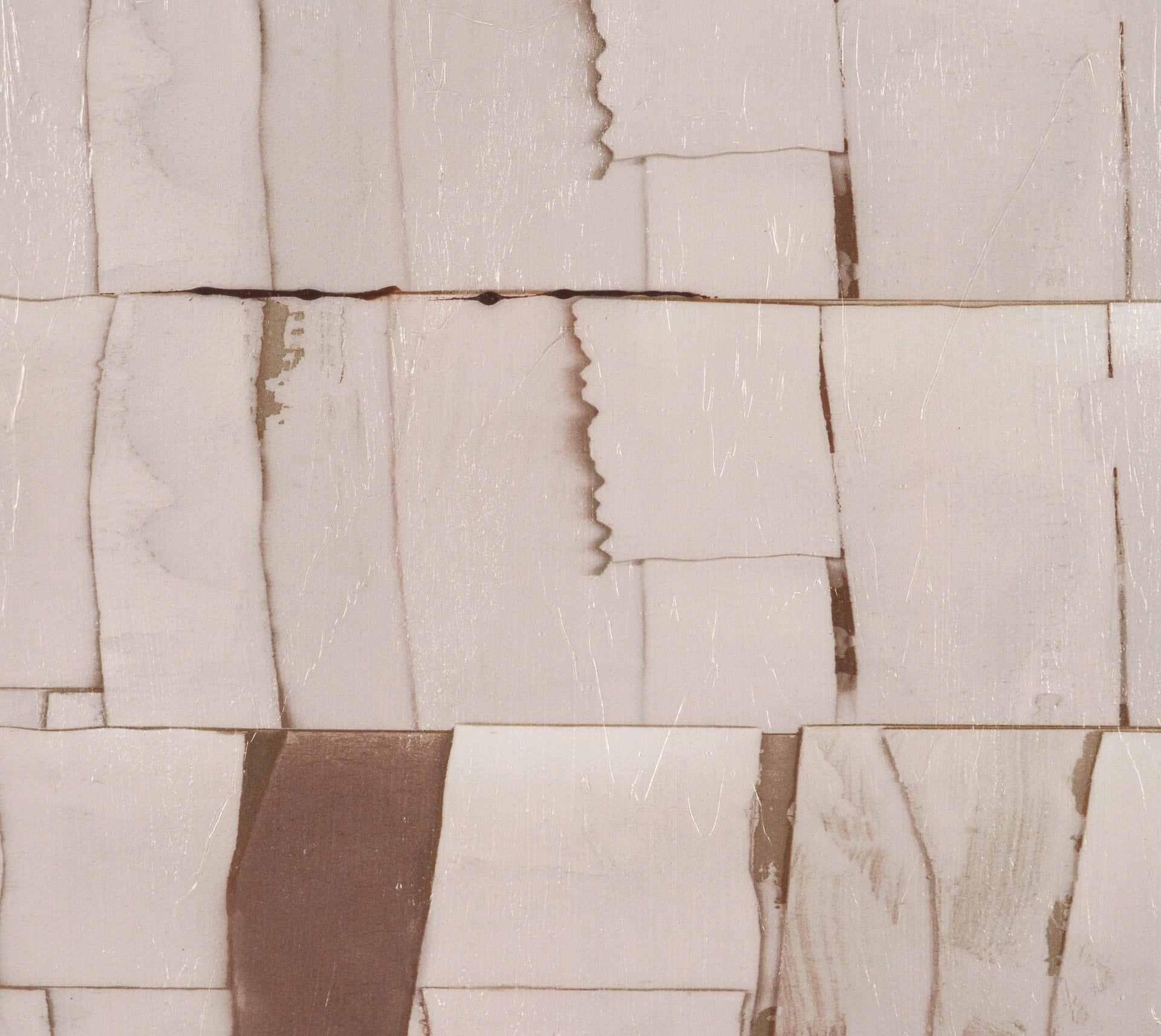 Glazed Echoes White I by Cartissi