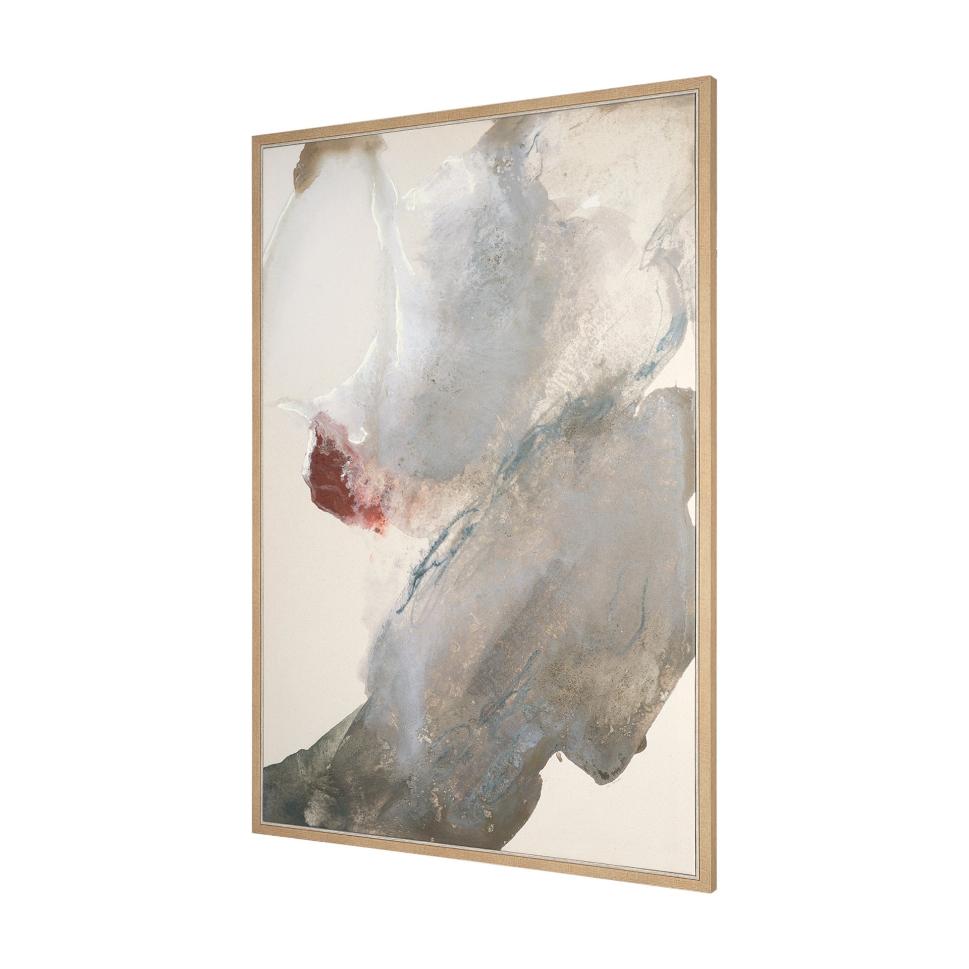 Inclination I by Ira Havuka Hand Embelished Textured Framed Canvas Artwork