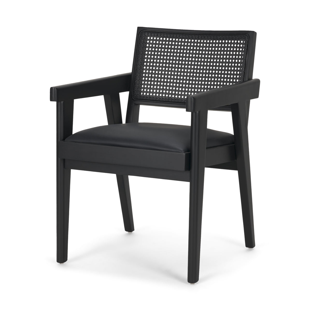 Reid Cane Back Dining Arm Chair