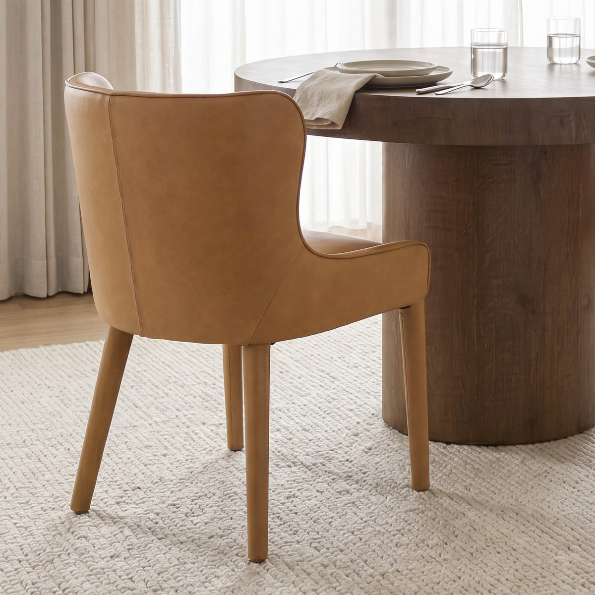 Nolan Wingback Dining Side Chair S/2