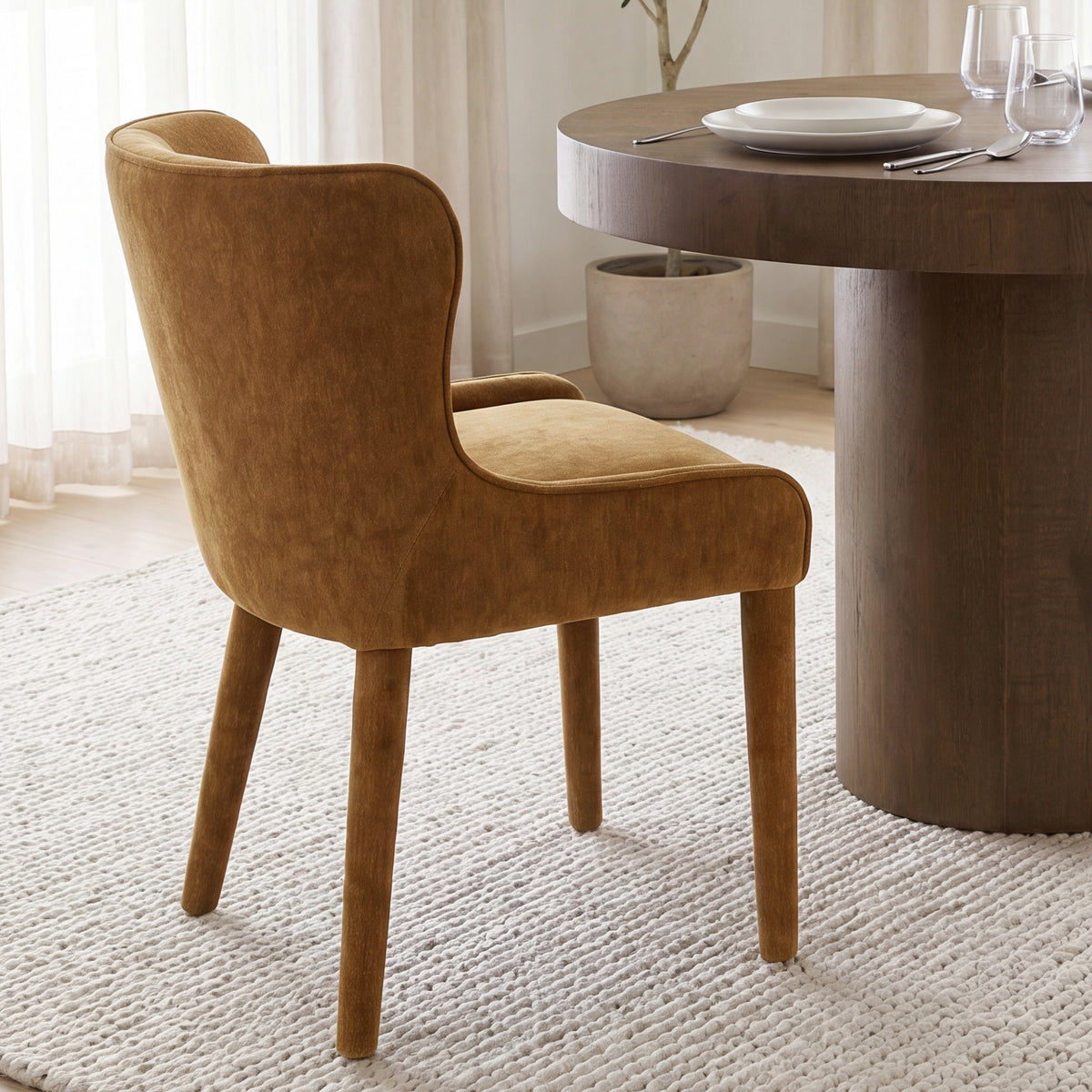Nolan Wingback Dining Side Chair S/2