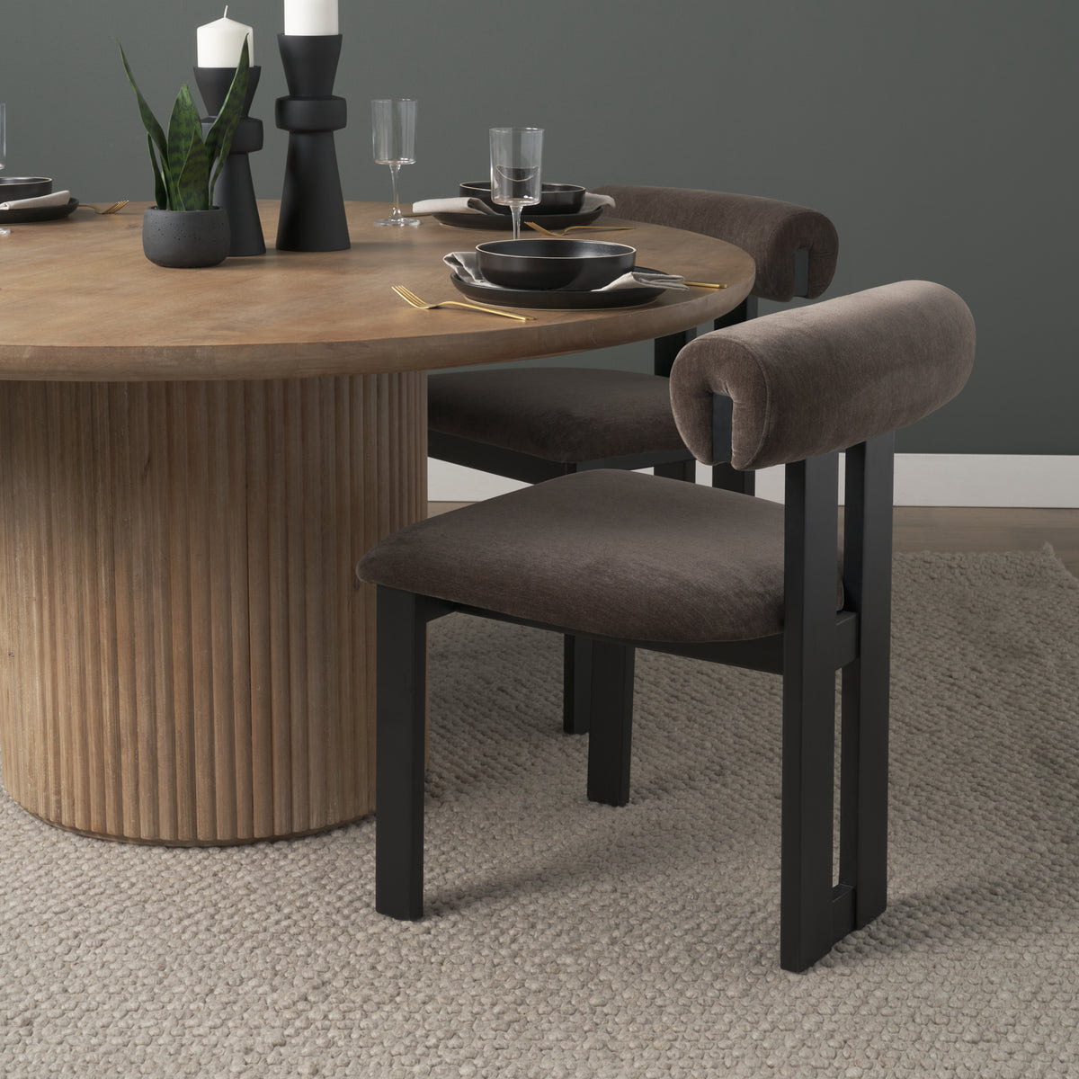 Tribeca Open Back Dining Side Chair S/2