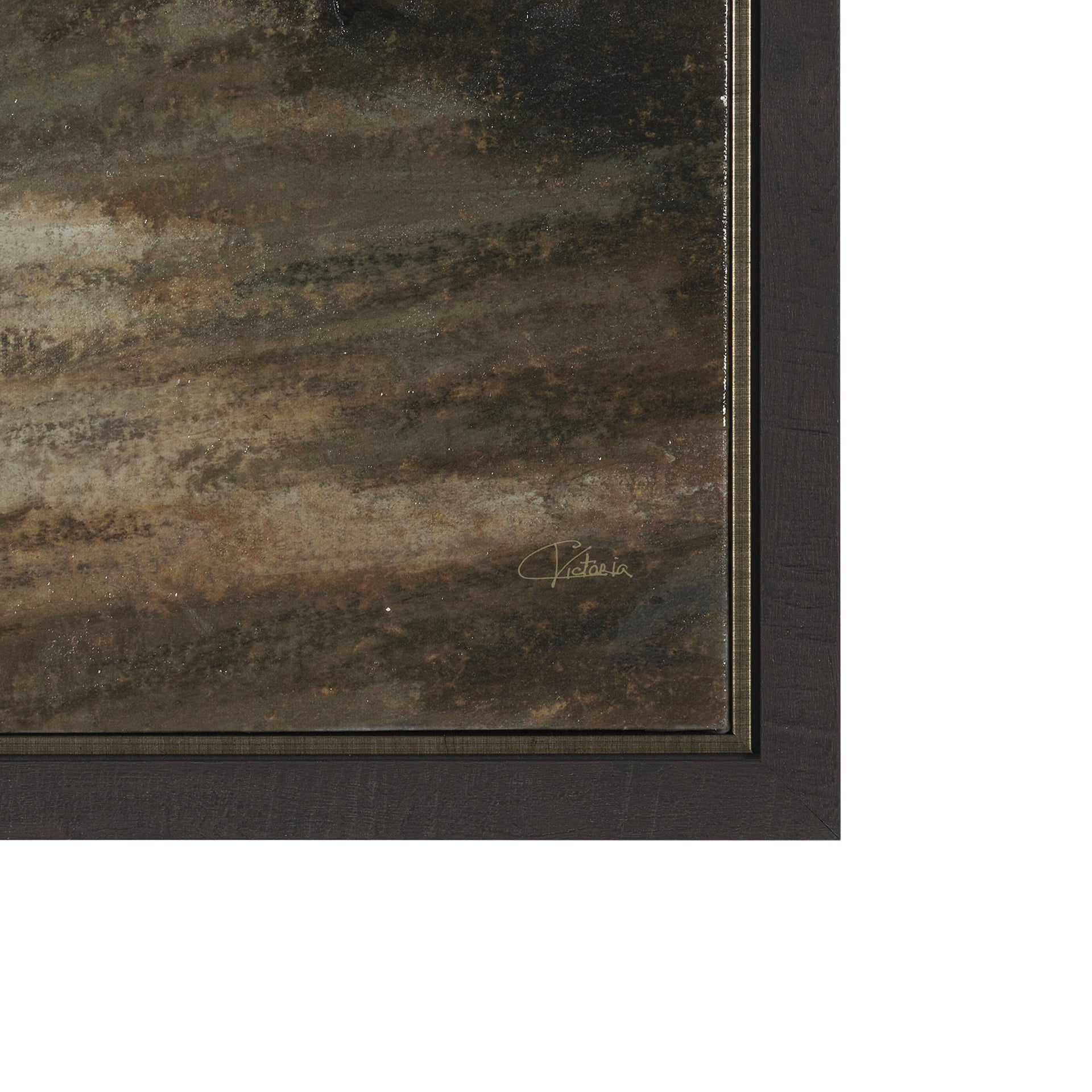 Forest Edge I by Mercana Studio Hand Embellished Textured Framed Canvas Artwork