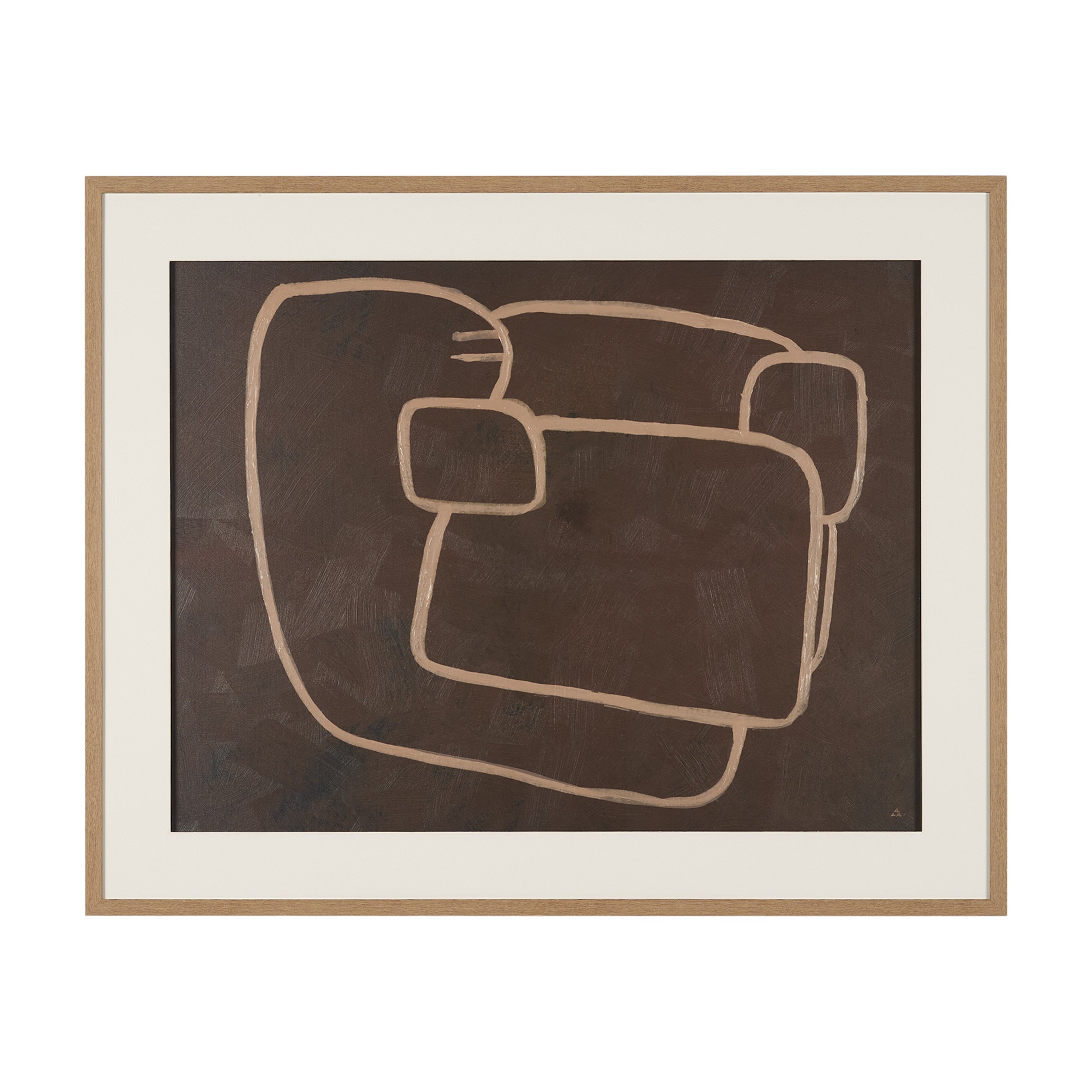 Fusion II by Mercana Studio Hand Embelished Textured Framed Artwork Matted under Glass