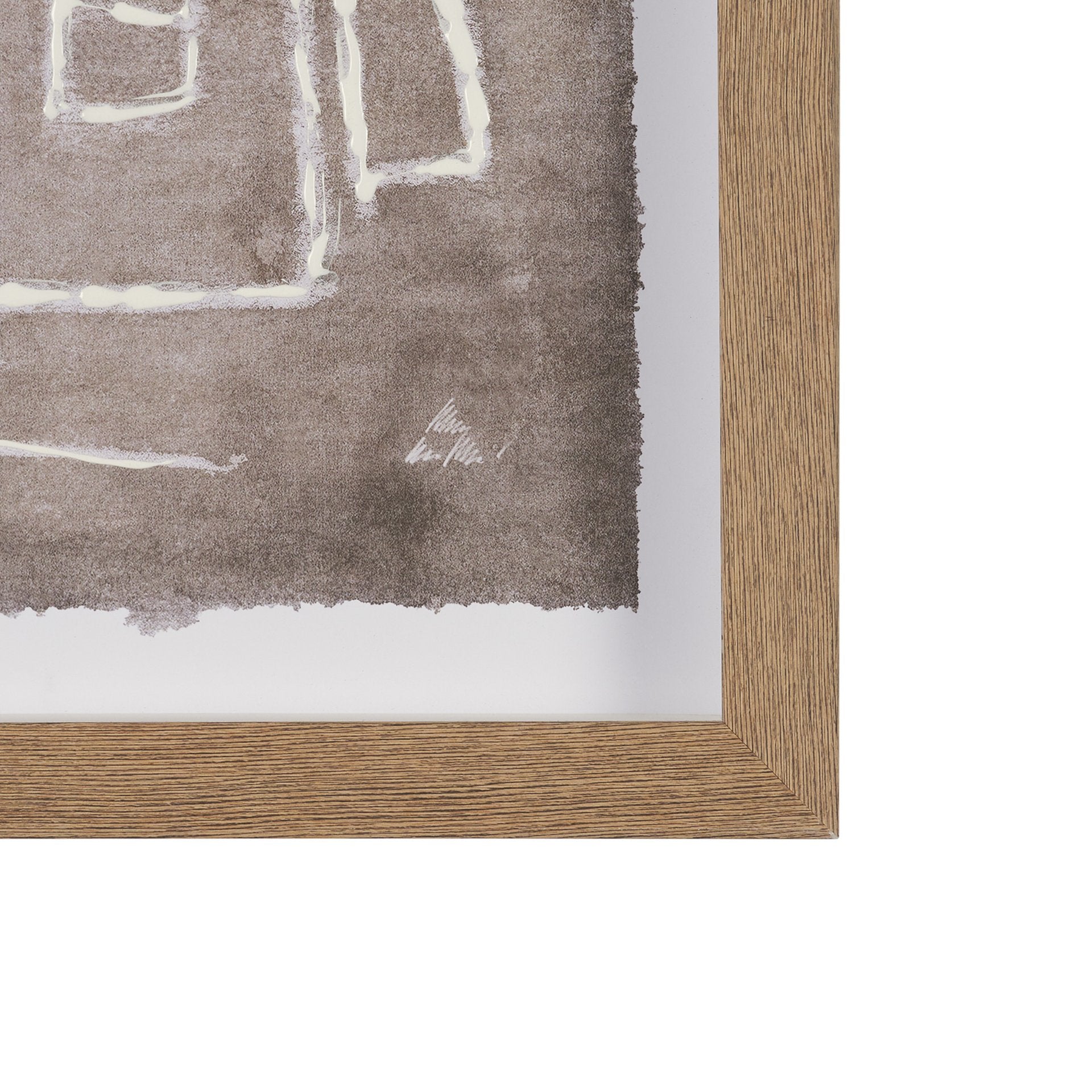 Obscure I by Mercana Studio Hand Embelished Framed Artwork Matted under Glass