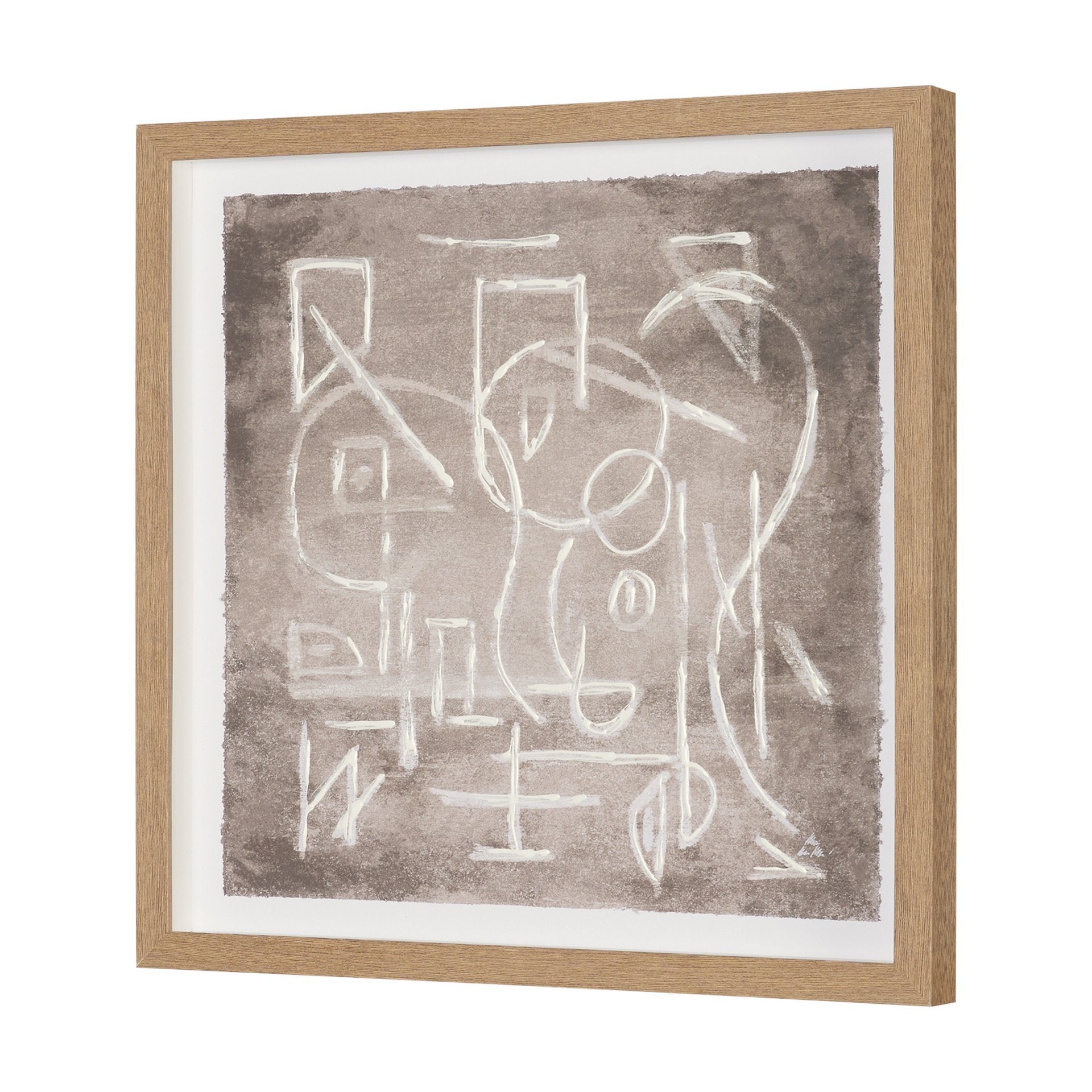 Obscure II by Mercana Studio Hand Embelished Framed Artwork Matted under Glass