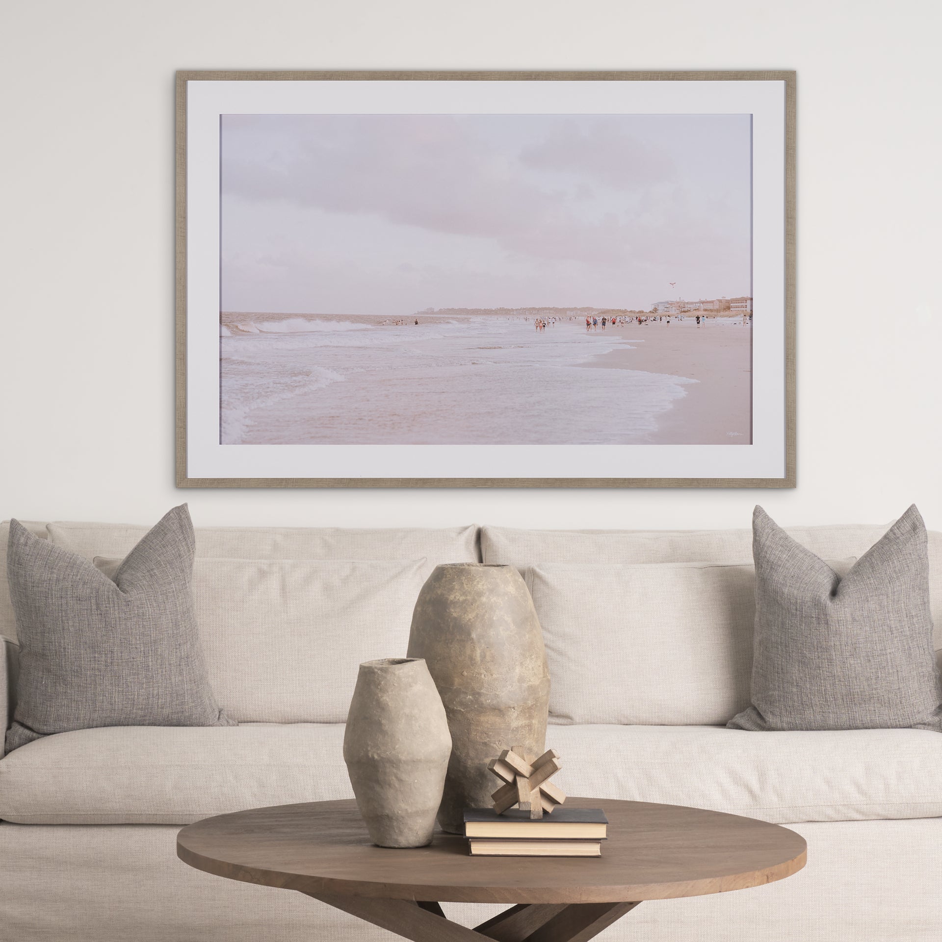 Low Country Coastline by Kelly Frere Framed Art Print Matted under Glass