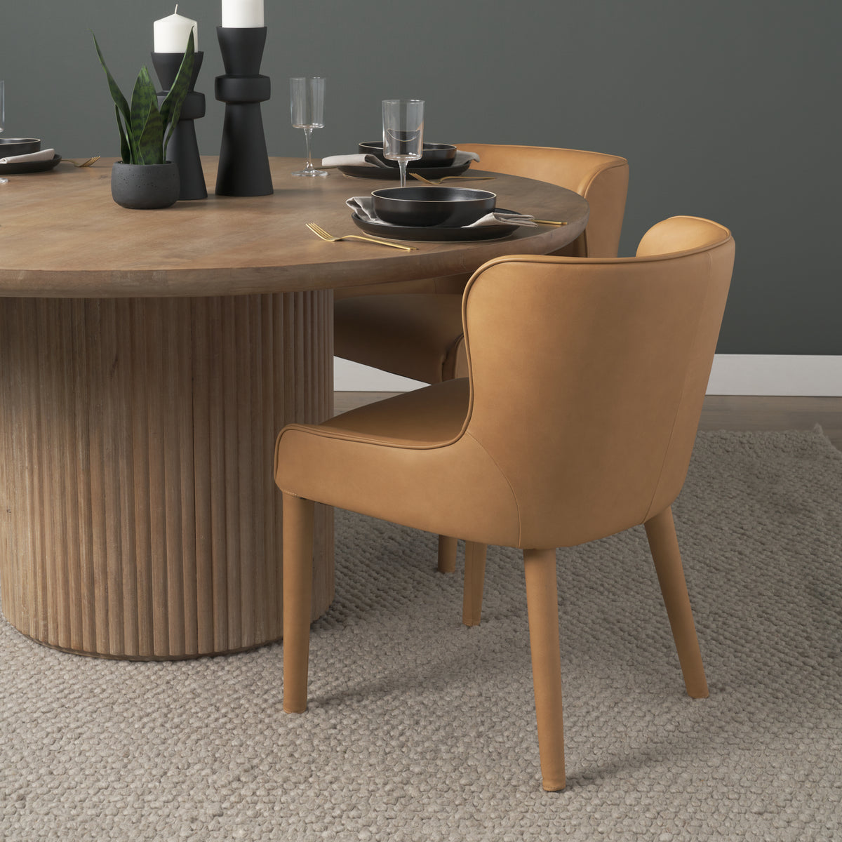 Nolan Wingback Dining Side Chair S/2