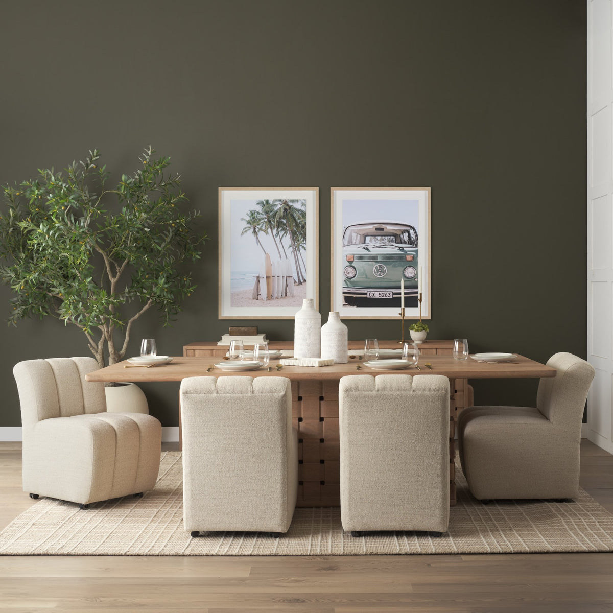 Wilkins Barrel Back Dining Arm Chair