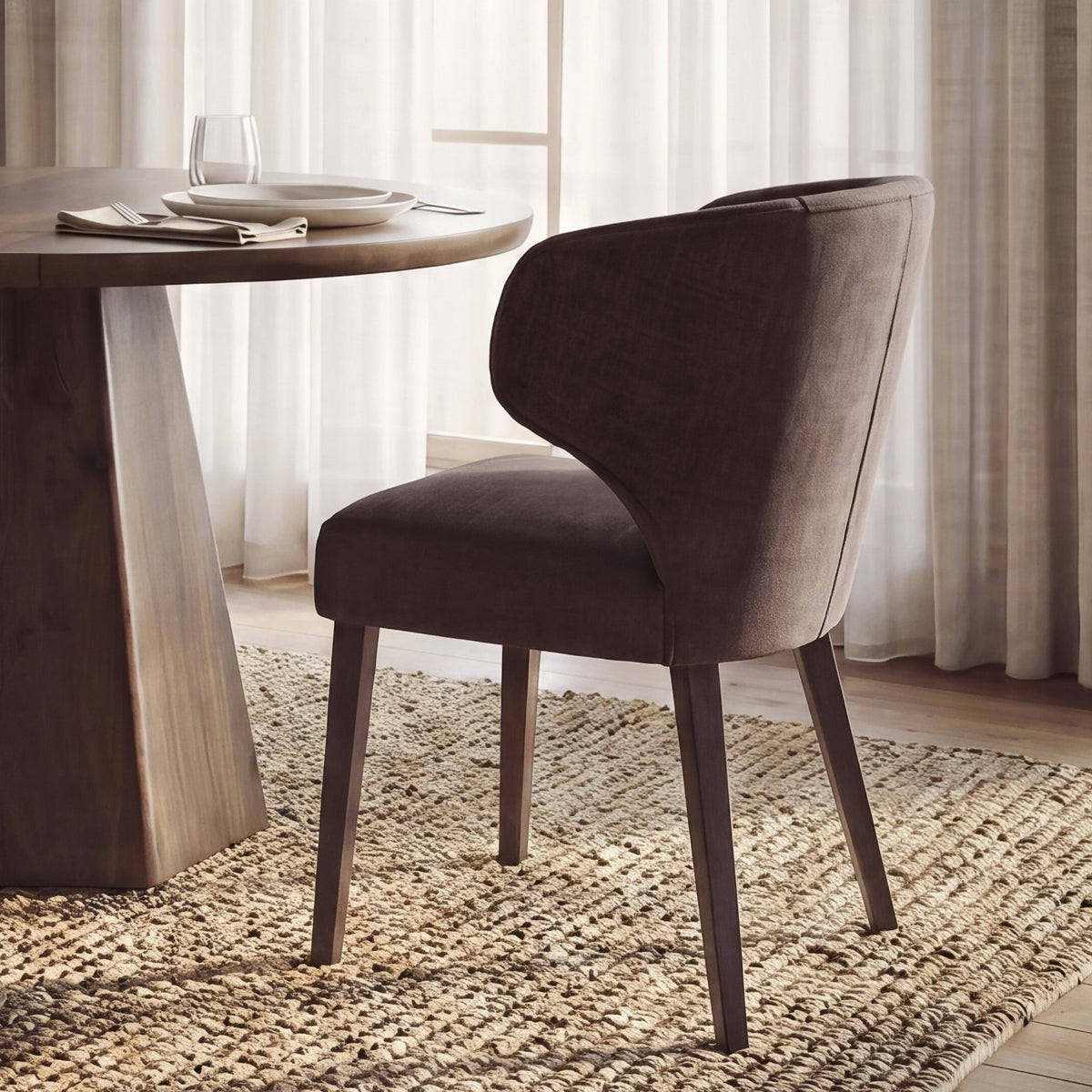 Niles Wingback Dining Side Chair