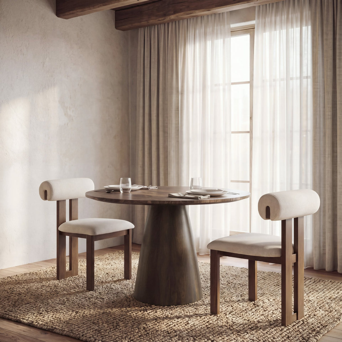 Tribeca Open Back Dining Side Chair S/2