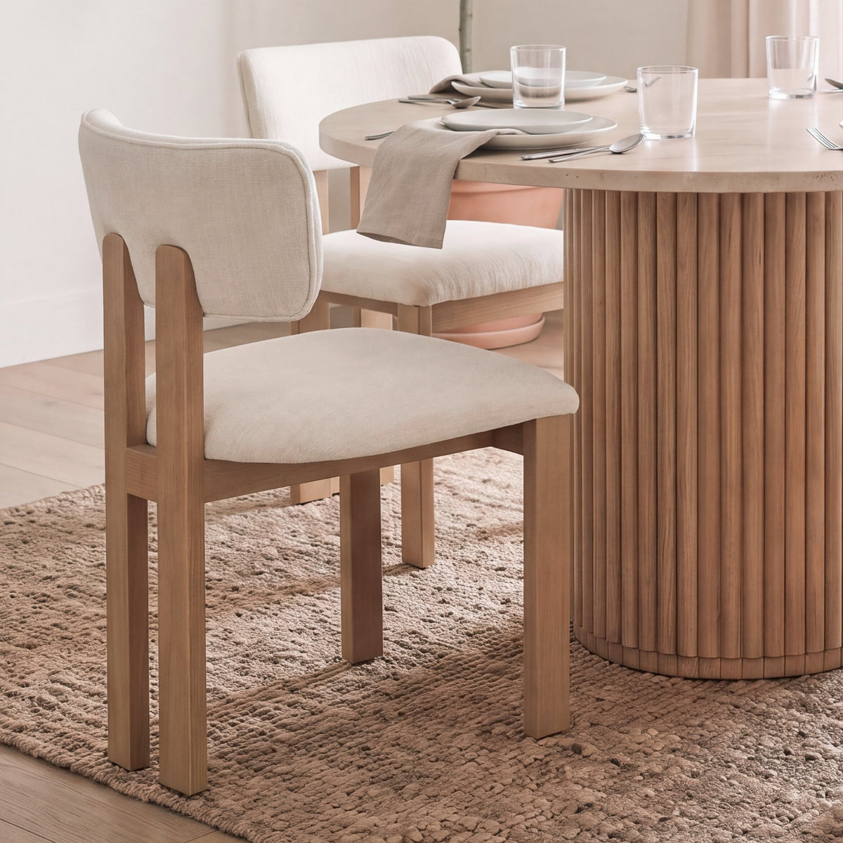 Soho Open Back Dining Side Chair S/2