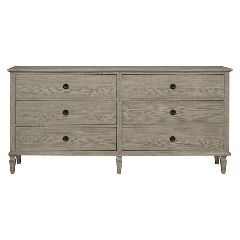 Victoria 6-drawer wood dresser