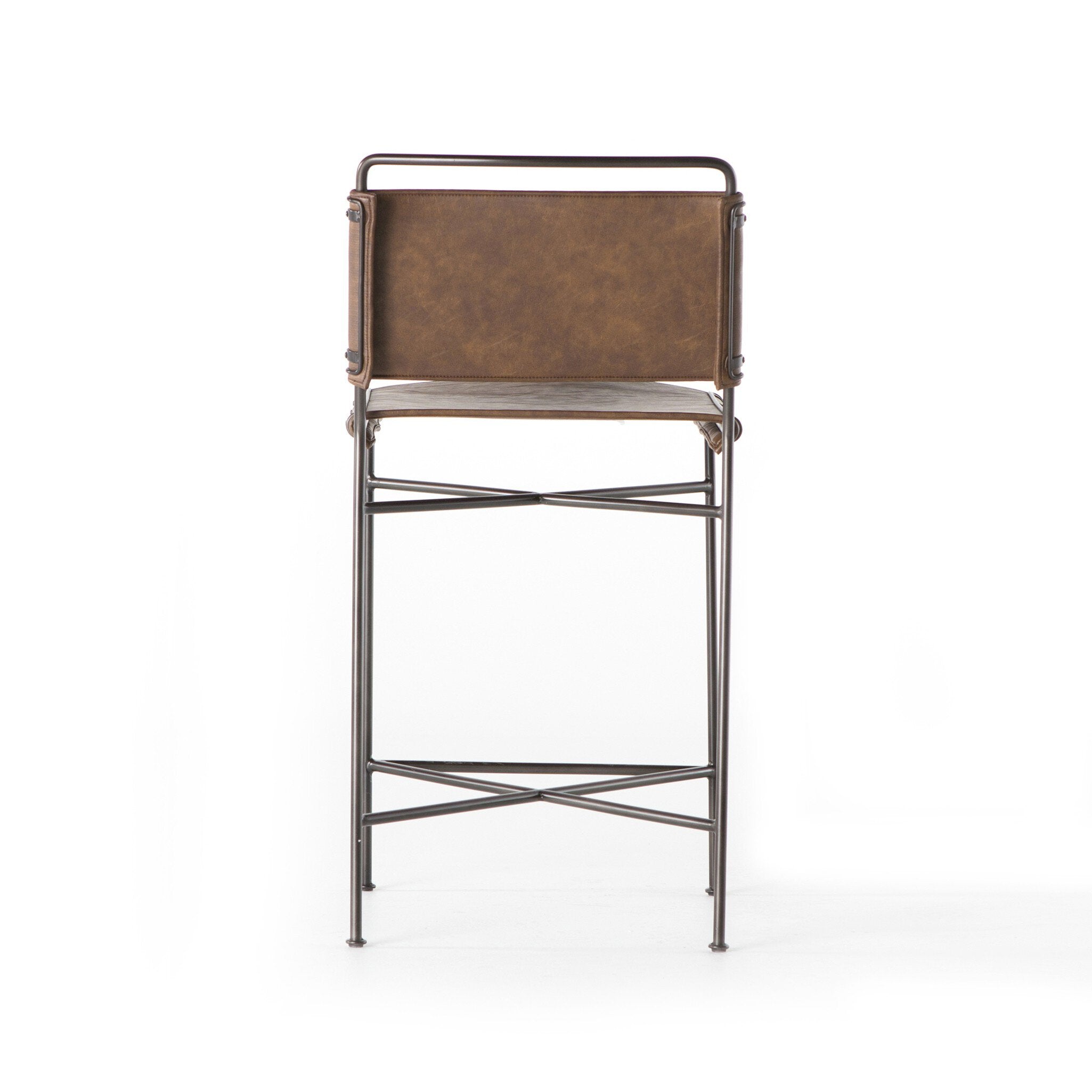 Wharton Bar + Counter Stool - Distressed Brown