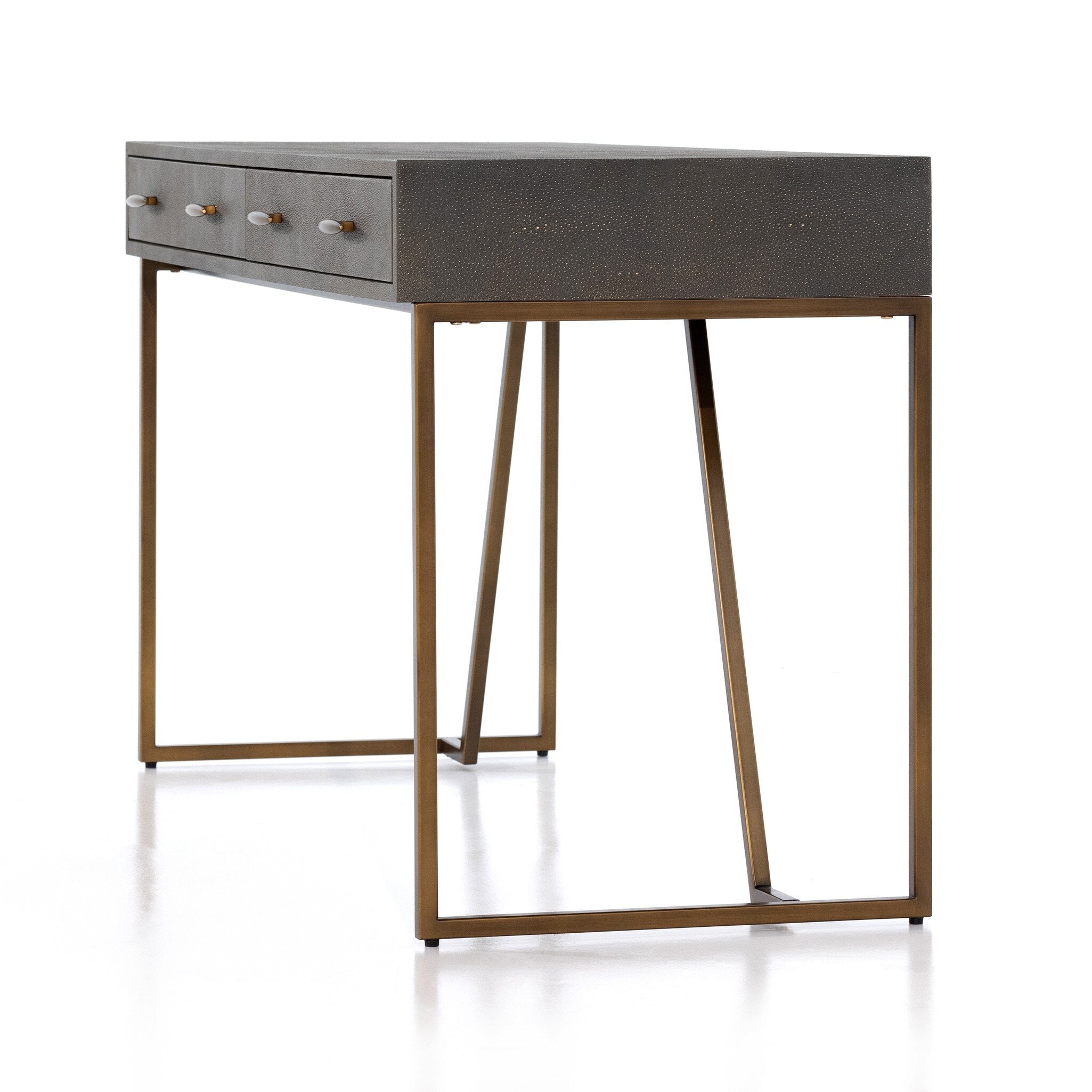 Shagreen Desk - Grey Shagreen