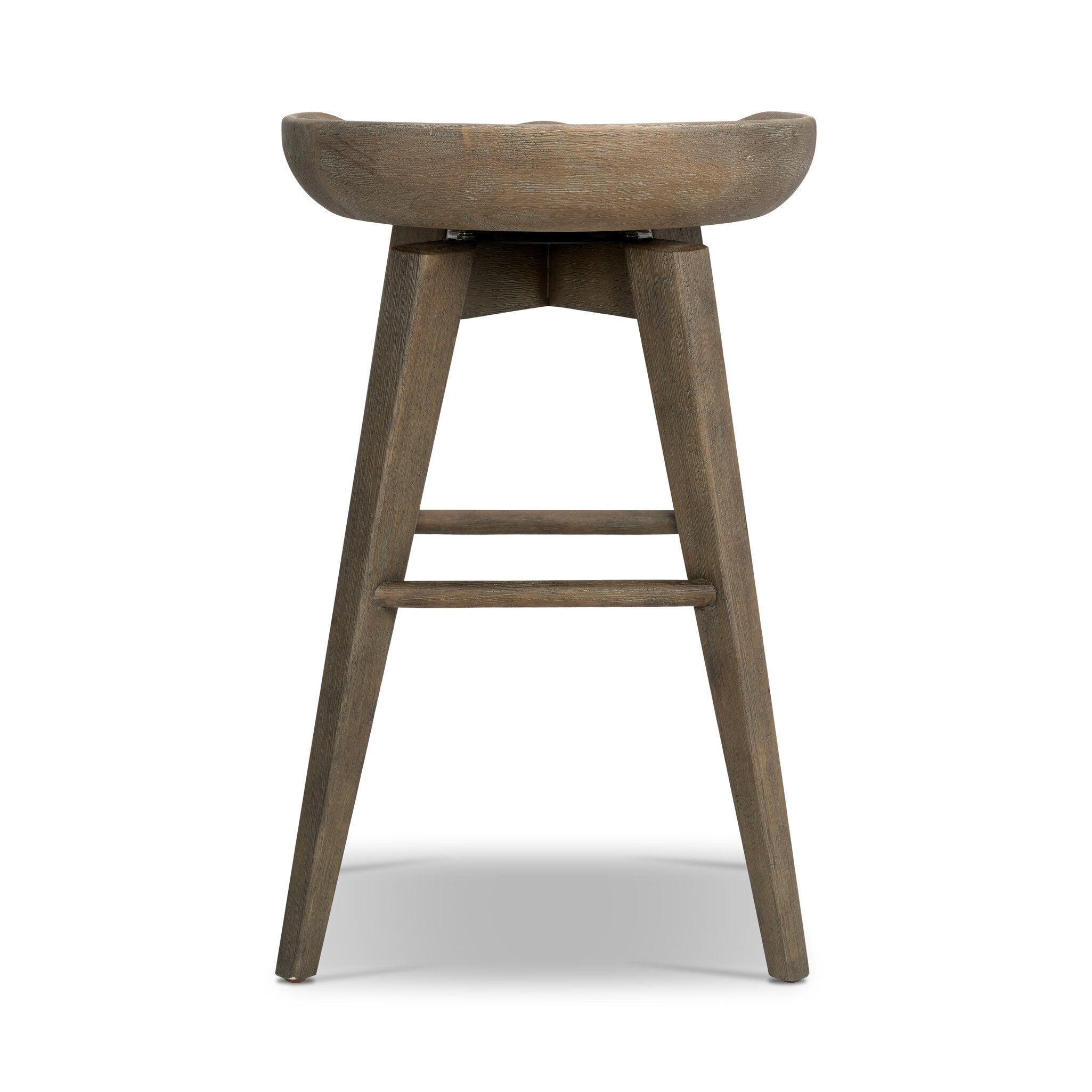 Paramore Swivel Bar + Counter Stool - Brushed Shale Grey