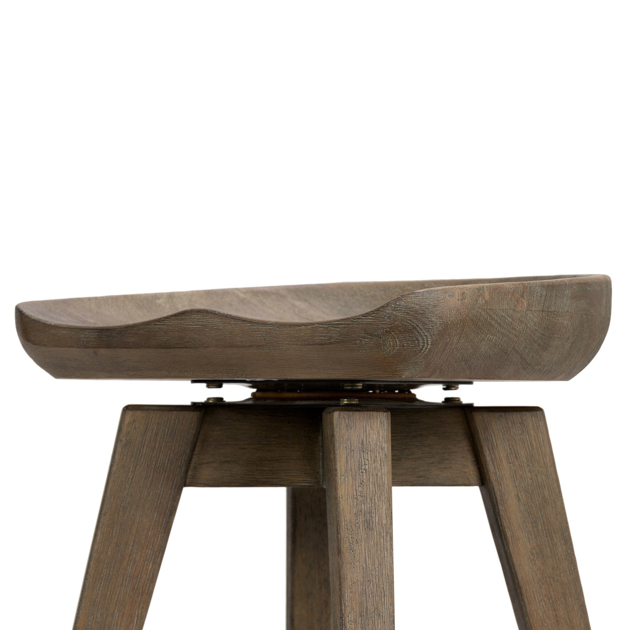 Paramore Swivel Bar + Counter Stool - Brushed Shale Grey