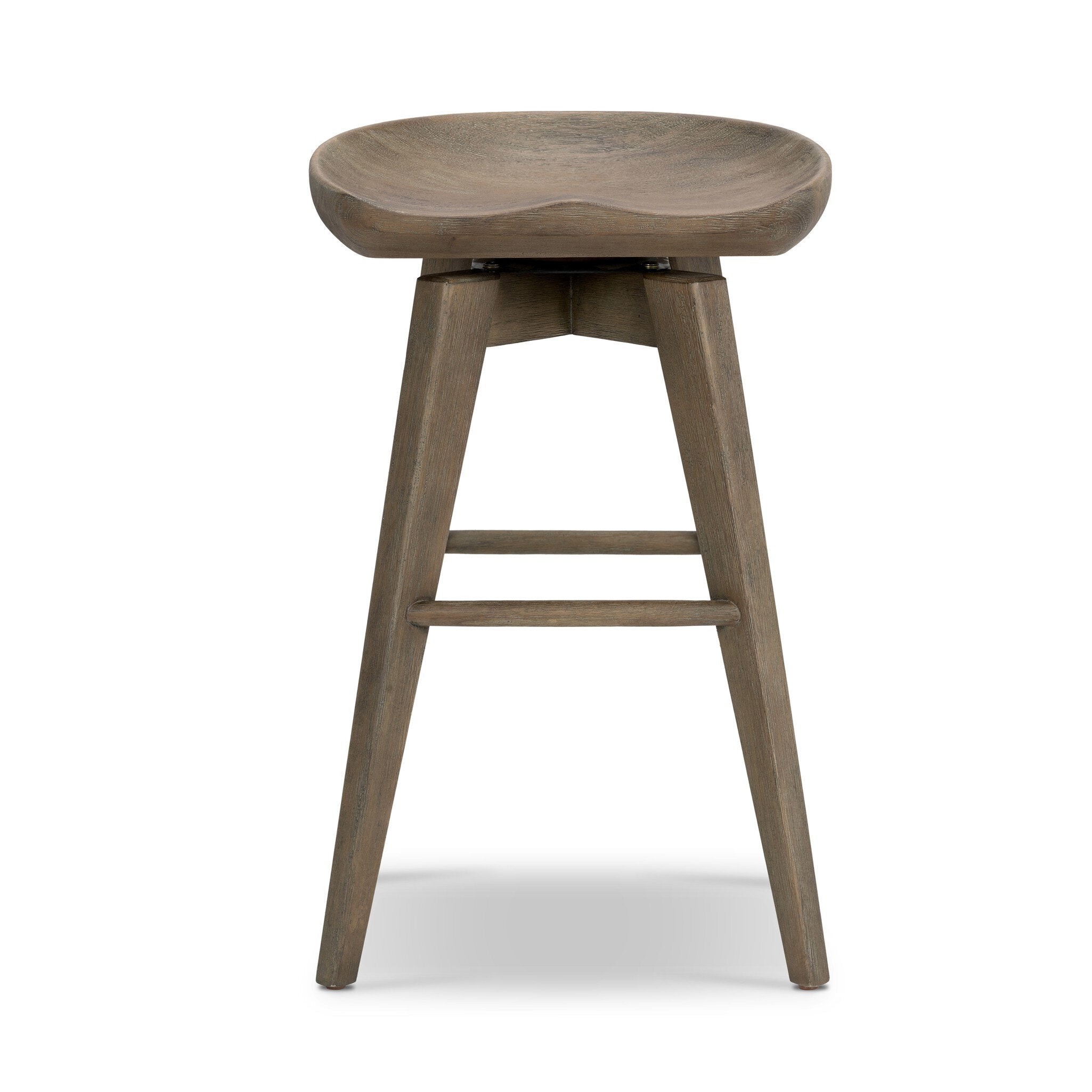 Paramore Swivel Bar + Counter Stool - Brushed Shale Grey