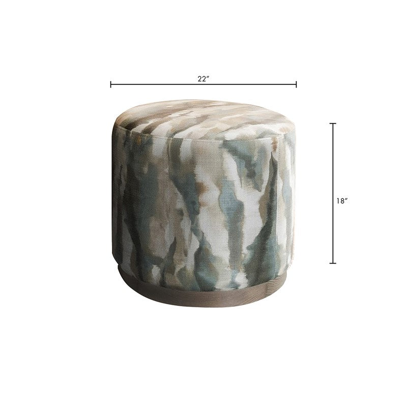 Zoe Oval Accent Ottoman