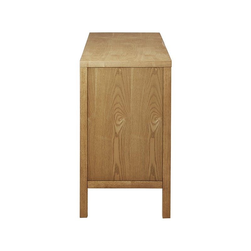 Paige Geometric 2-Door Storage Cabinet with Adjustable Shelves