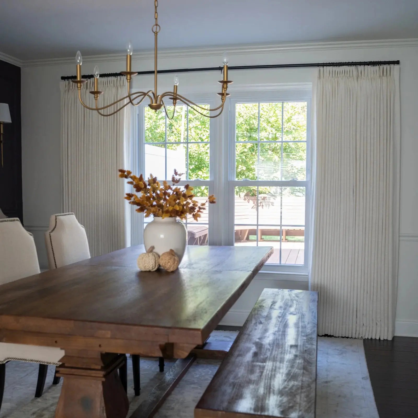 Liz Linen Drapery Pinch Pleat with Unlined TWOPAGES