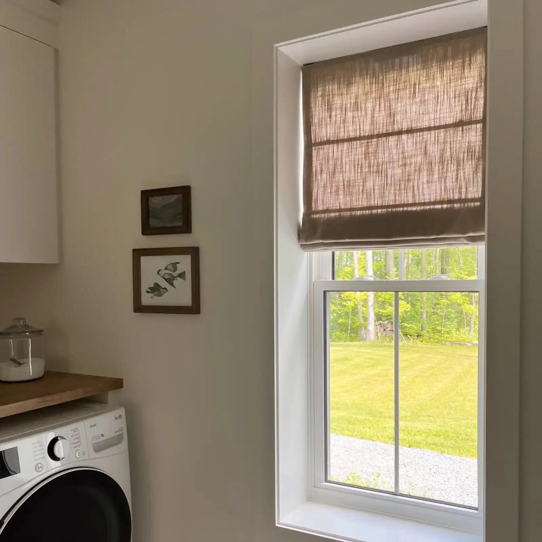 Liz Linen Roman Shade Cordless