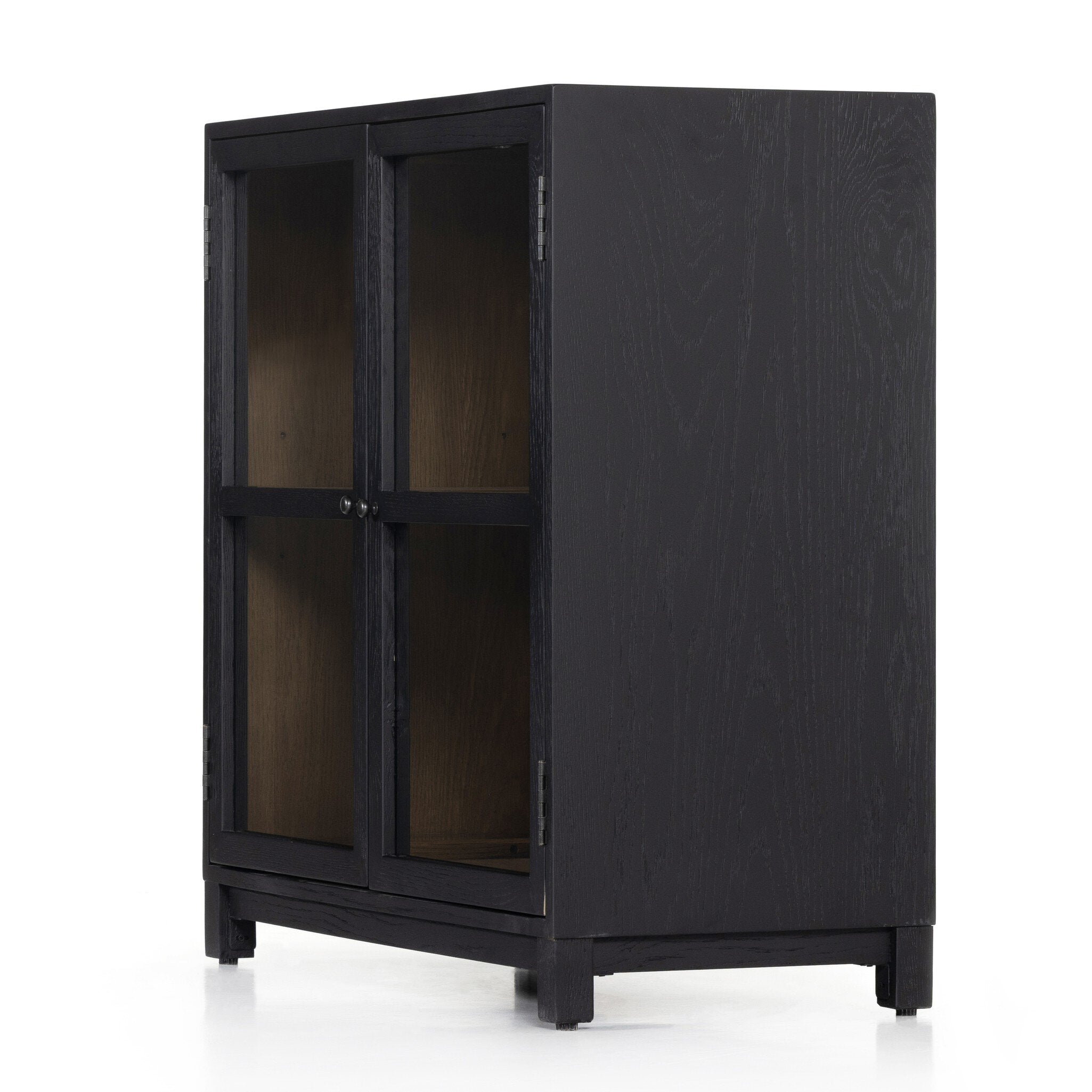 Millie Small Cabinet - Drifted Matte Black