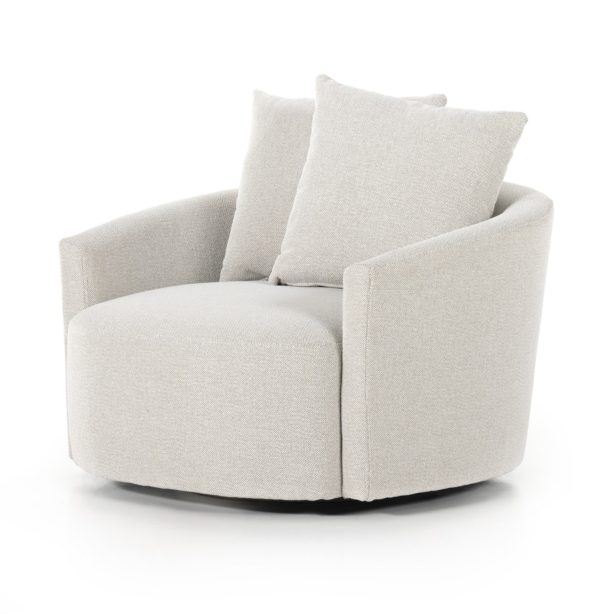 Chloe Swivel Chair - Delta Bisque