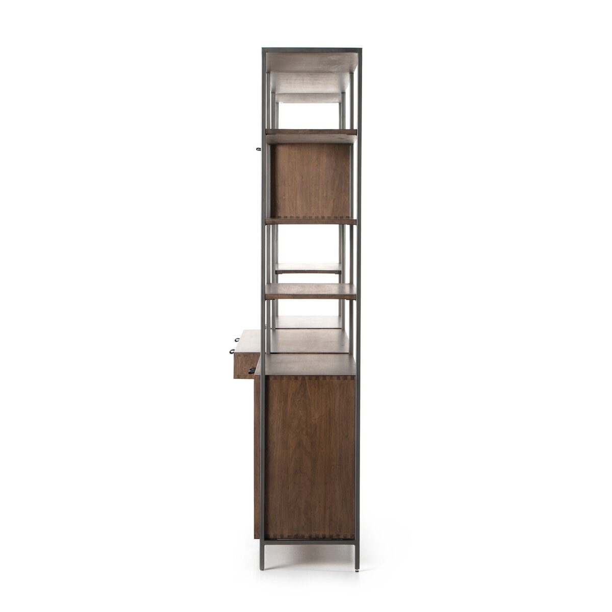 Trey Modular Wall Desk With 2 Bookcases