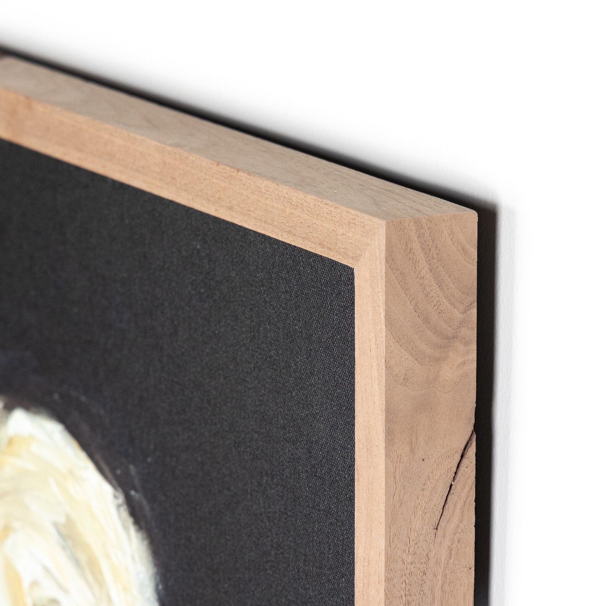 Flowers In Vase by Shaina Page - Rustic 1.5 Walnut