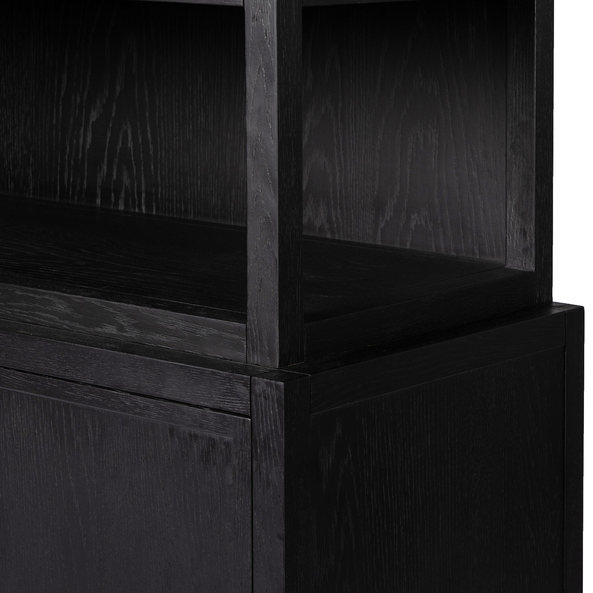 Hopkins Bookcase - Brushed Ebony Oak