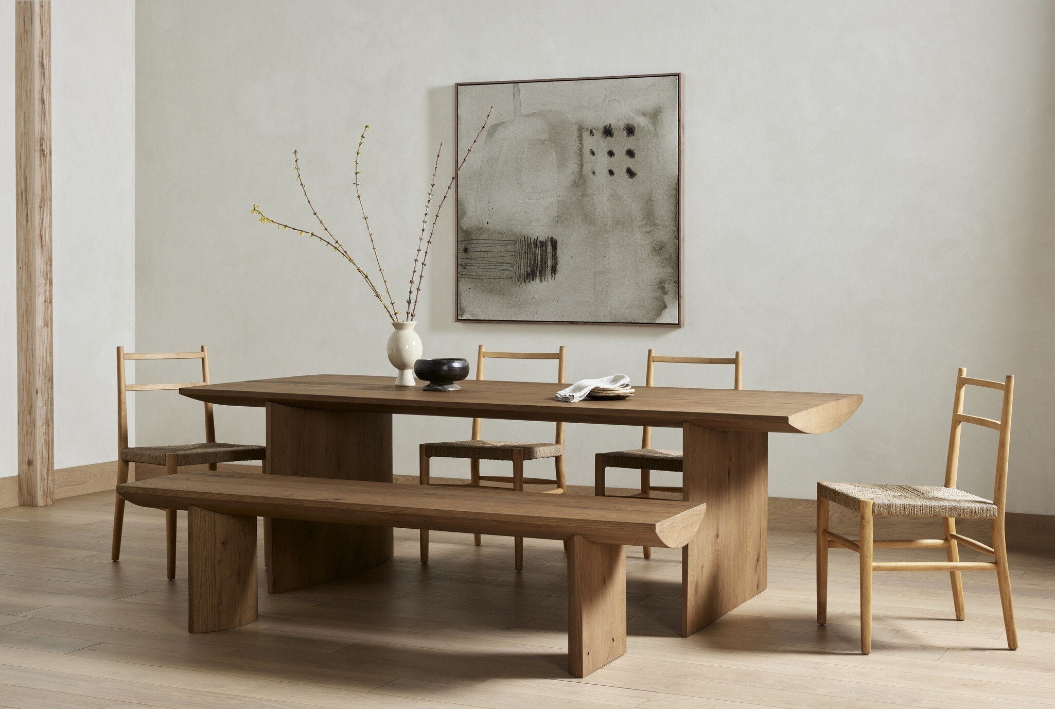 Study VI by Jess Engle - Rustic Walnut Floater