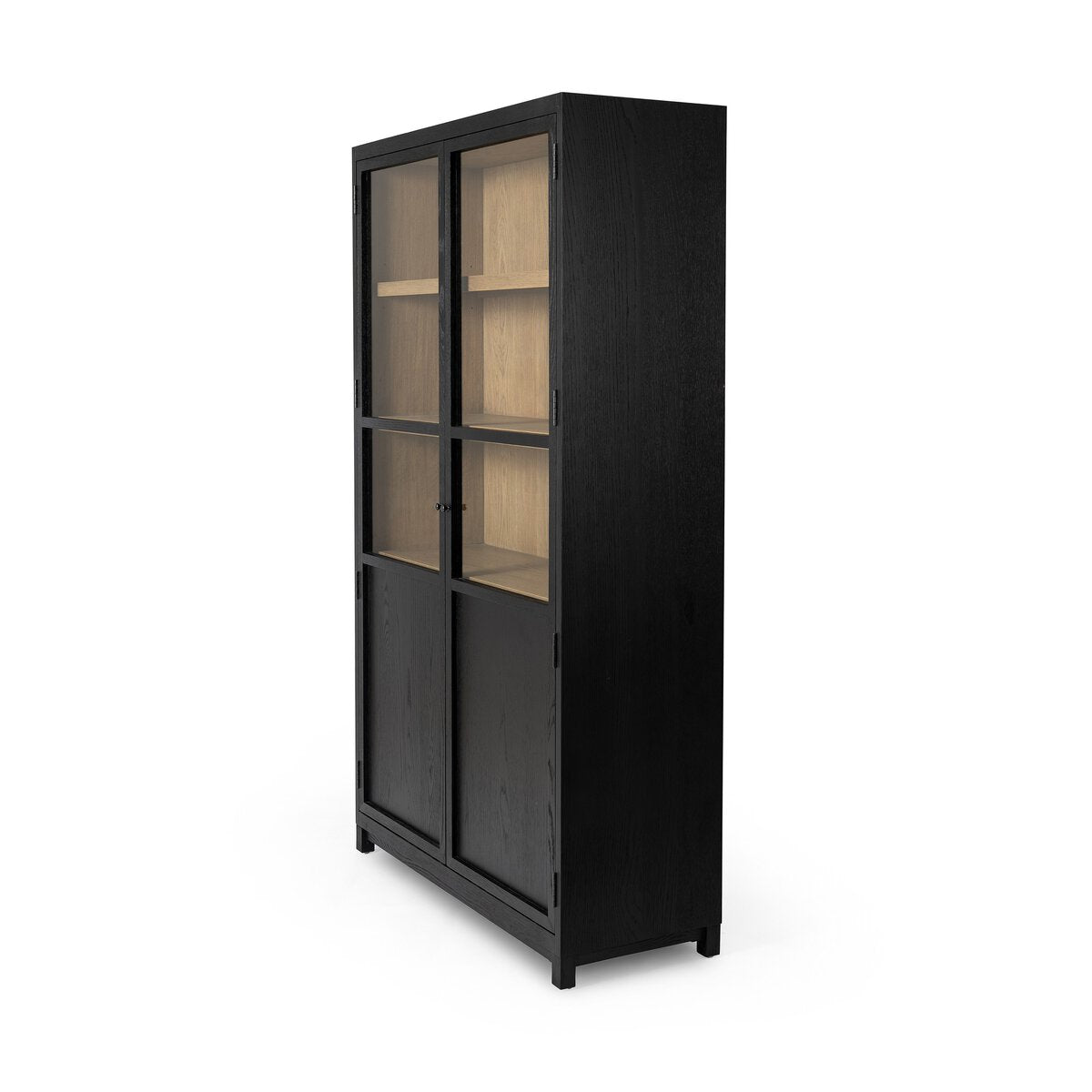 Millie Panel and Glass Door Cabinet