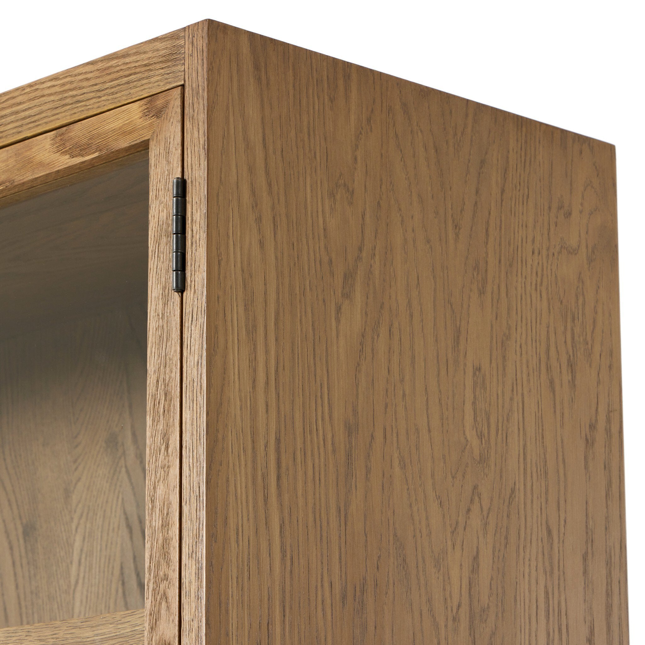 Millie Panel and Glass Door Cabinet